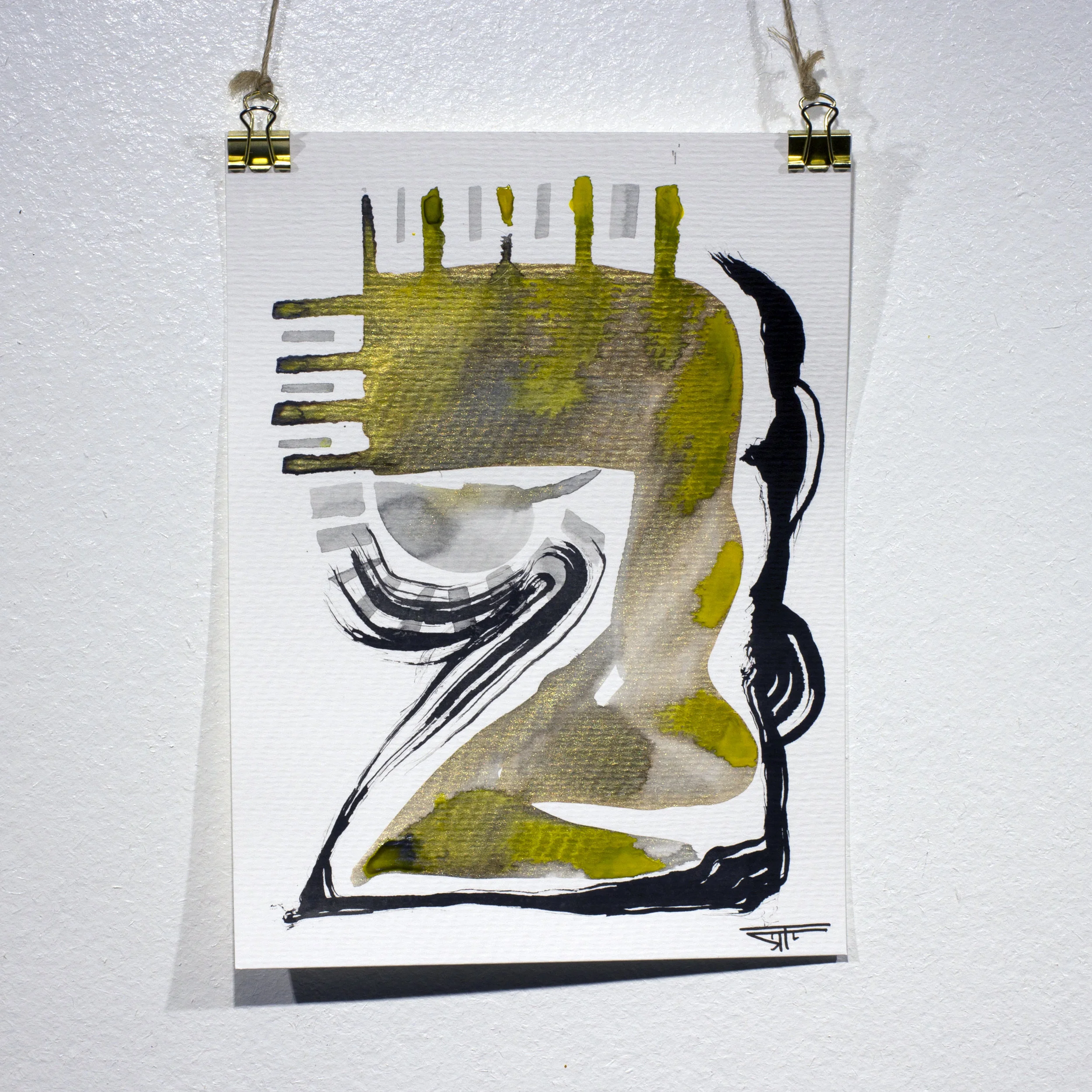 #707 Ink on Paper 6" x 8"