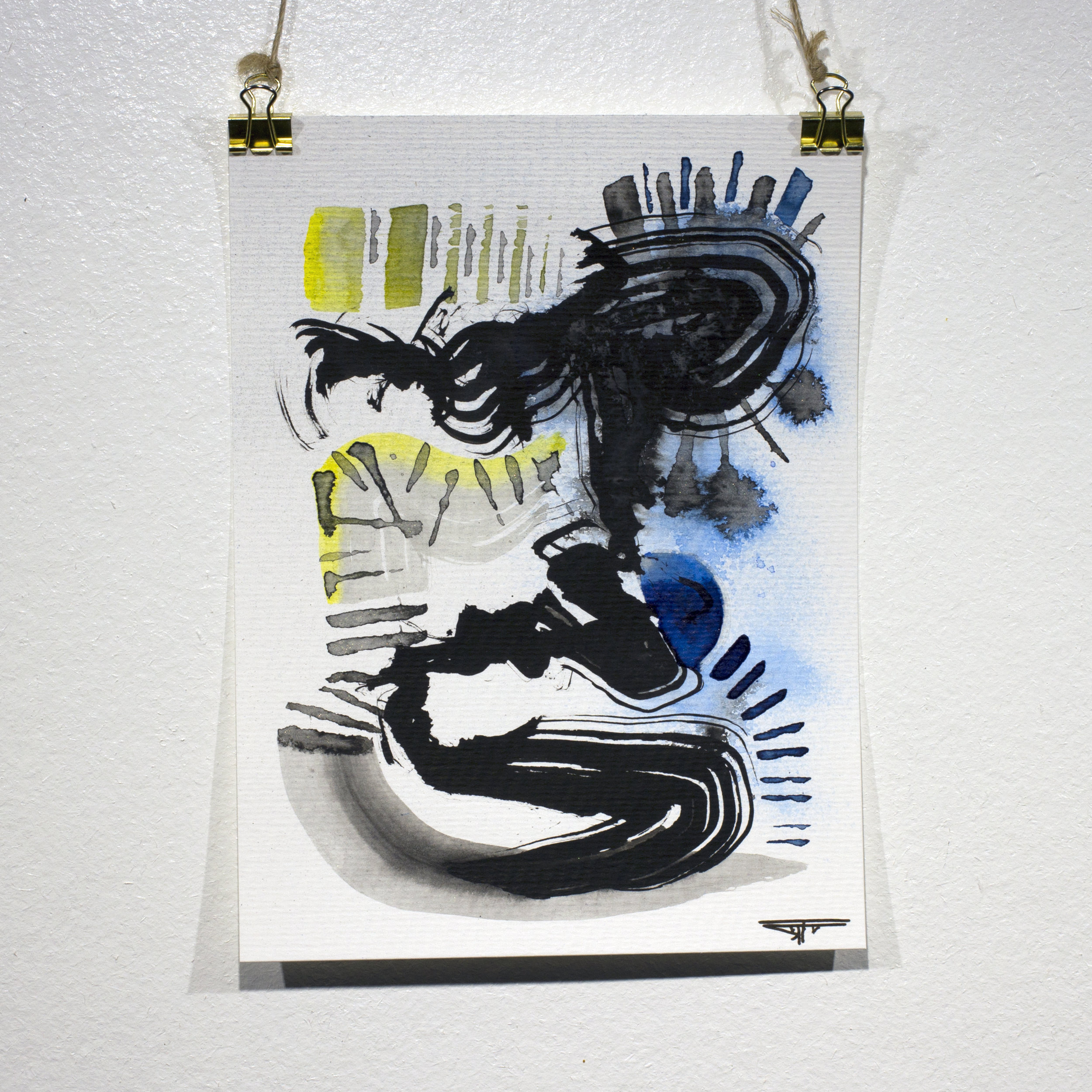 #712 Ink on Paper 6" x 8"
