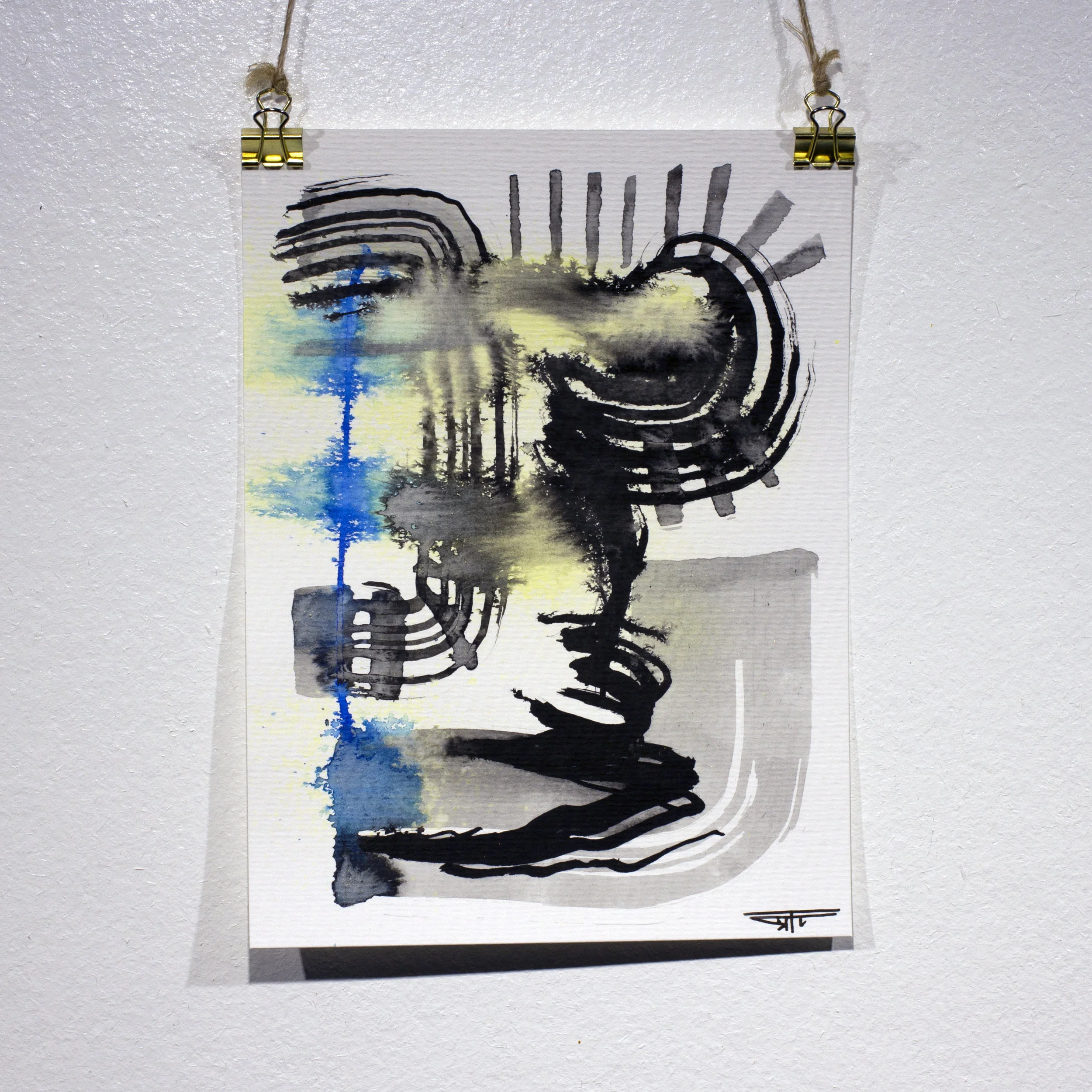 #714 Ink on Paper 6" x 8"