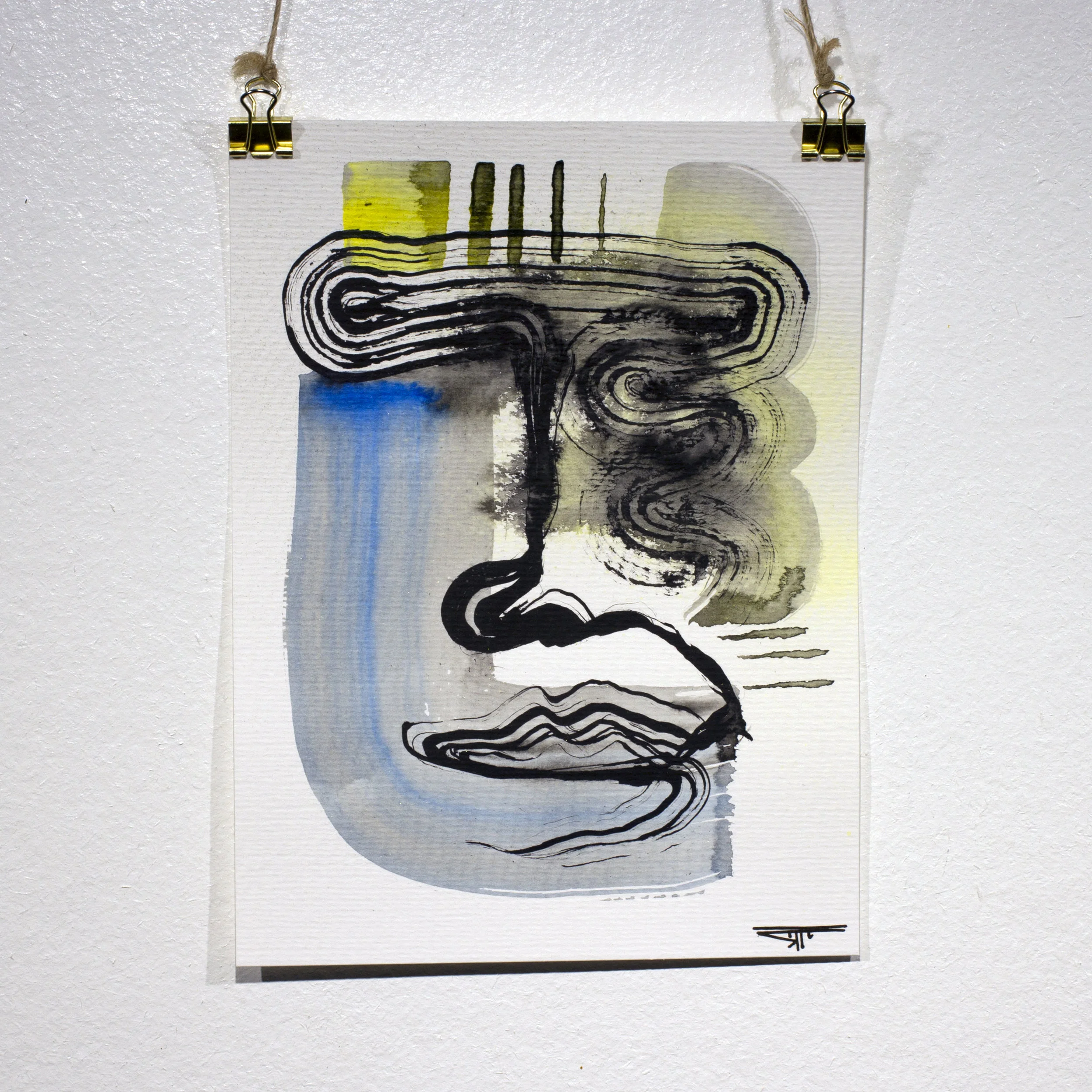 #716 Ink on Paper 6" x 8"