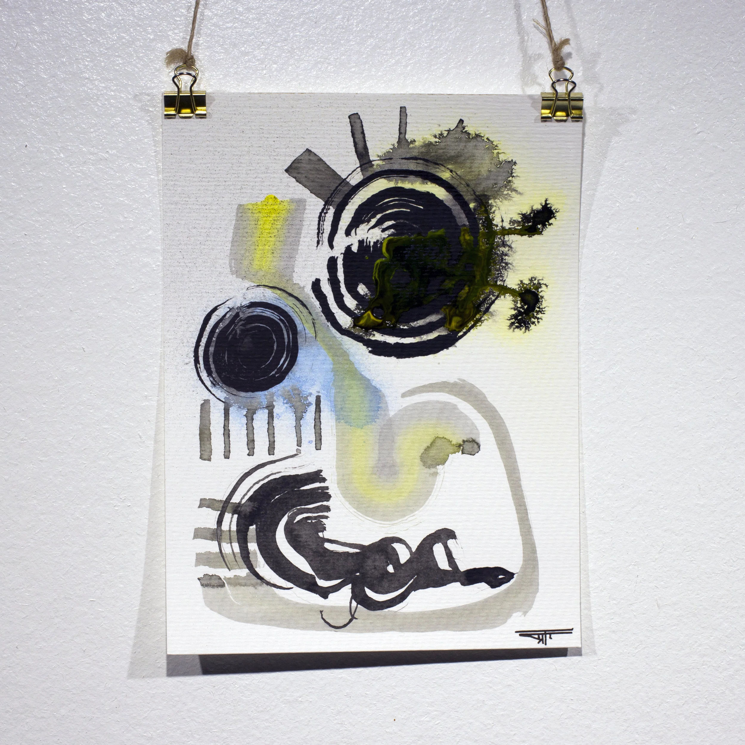 #717 Ink on Paper 6" x 8"