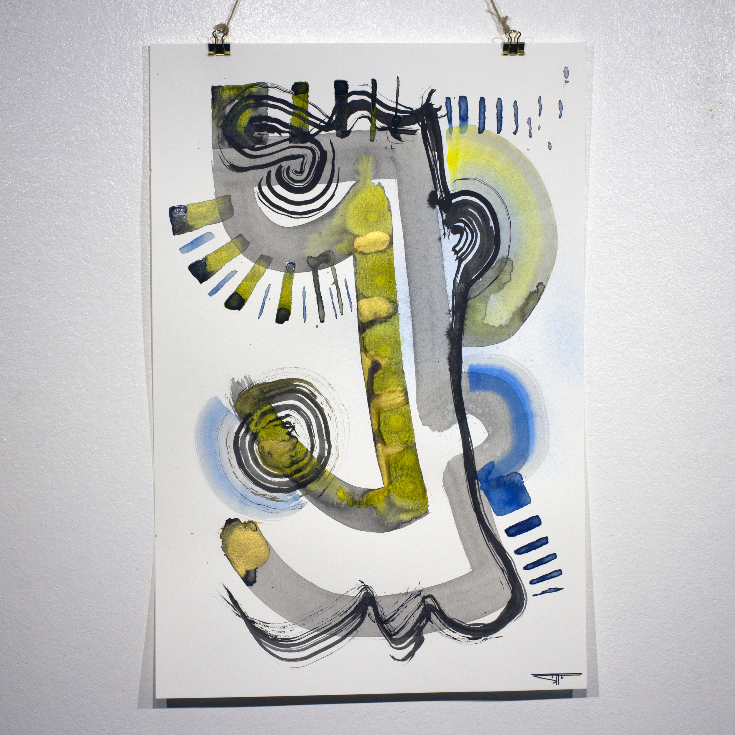 #720 Ink on Paper 12" x 18"