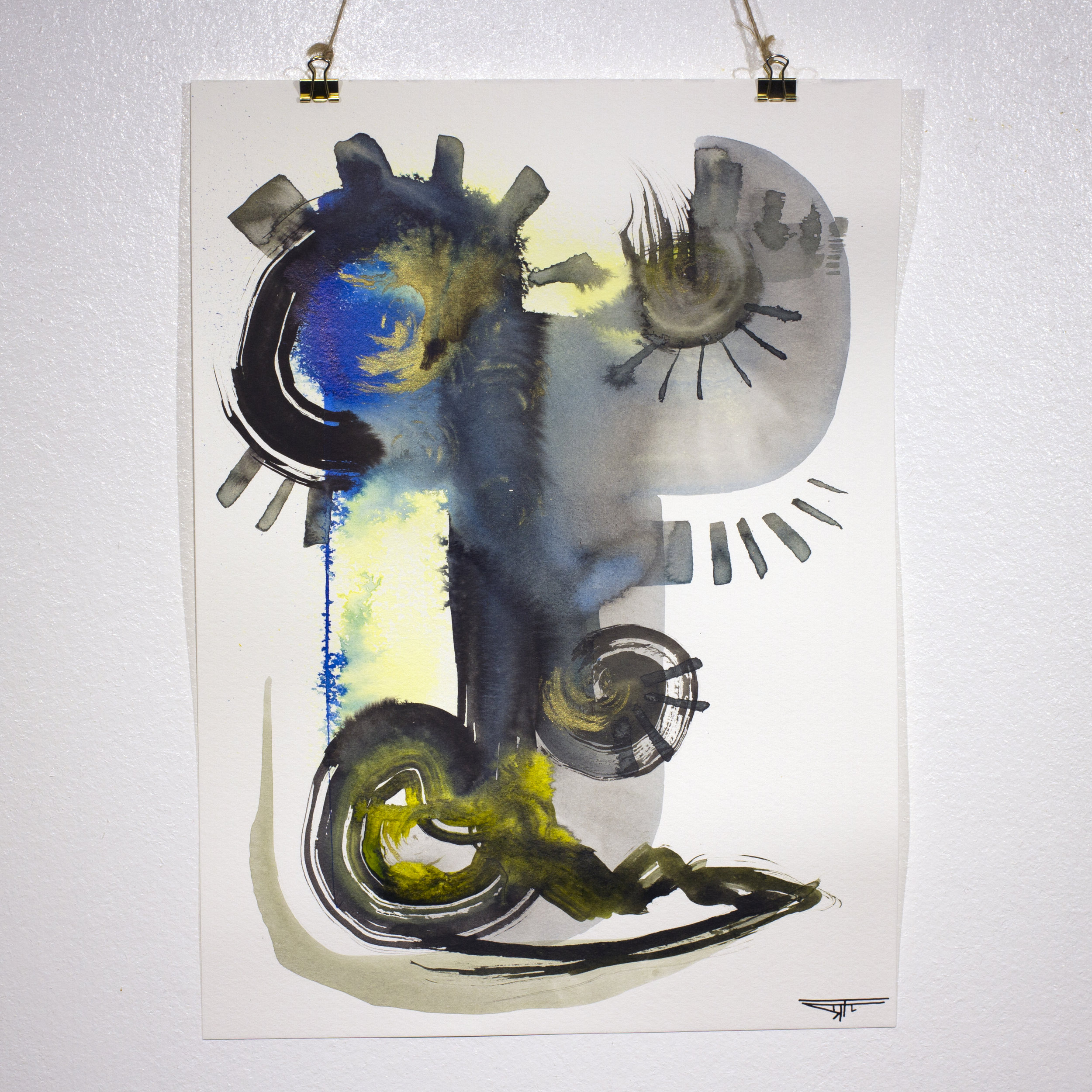 #726 Ink on Paper 11" x 15"