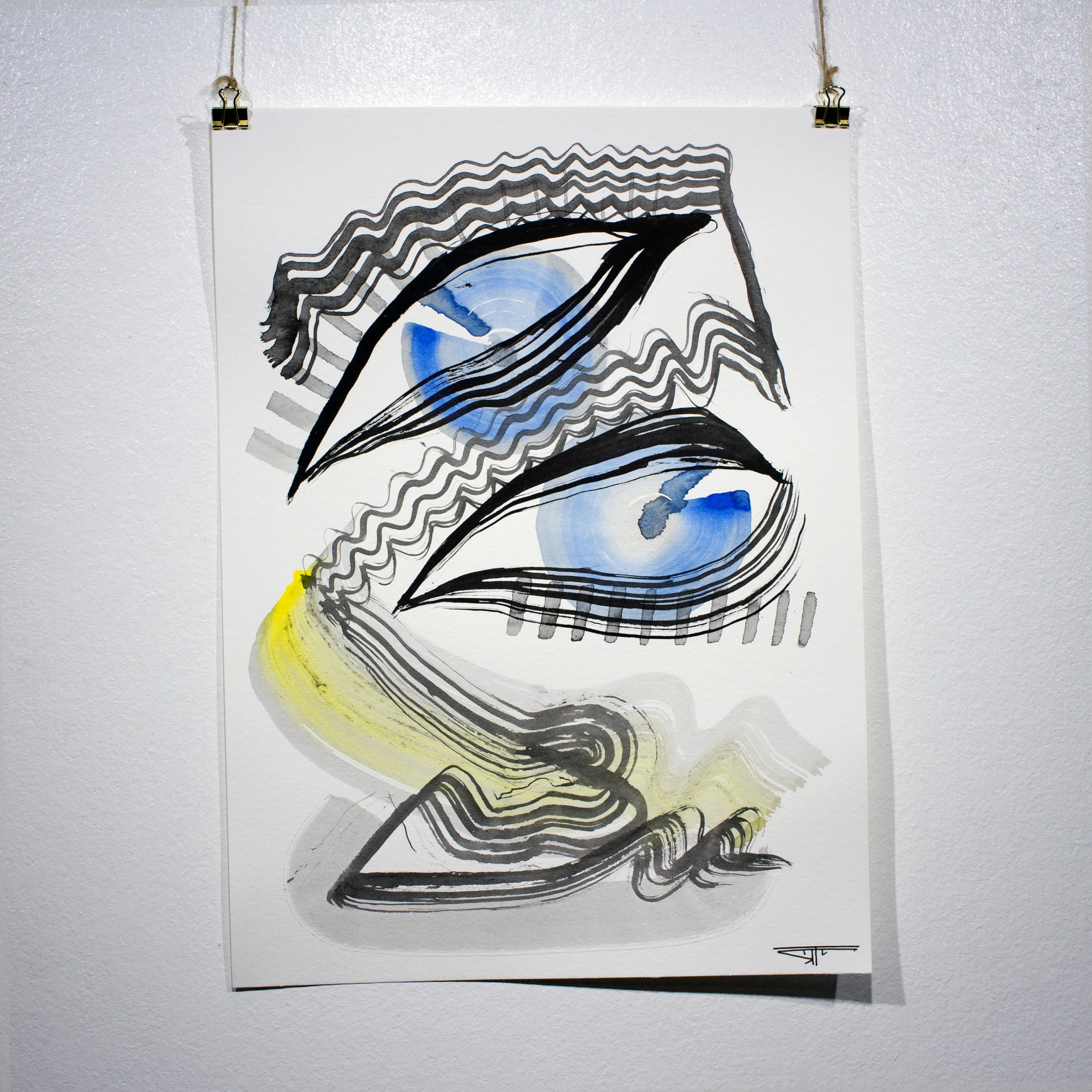 #731 Ink on Paper 11" x 15"