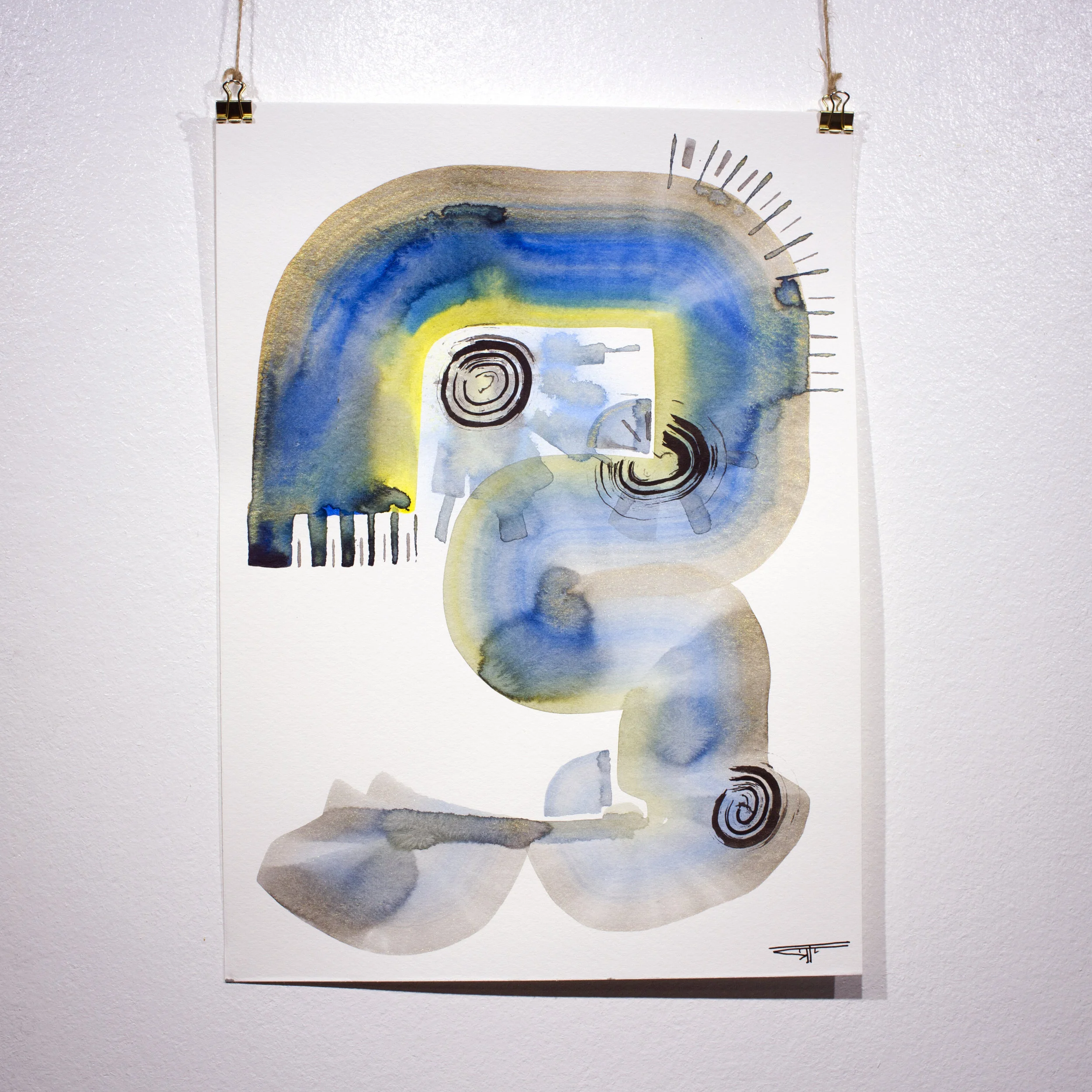 #739 Ink on Paper 11" x 15"