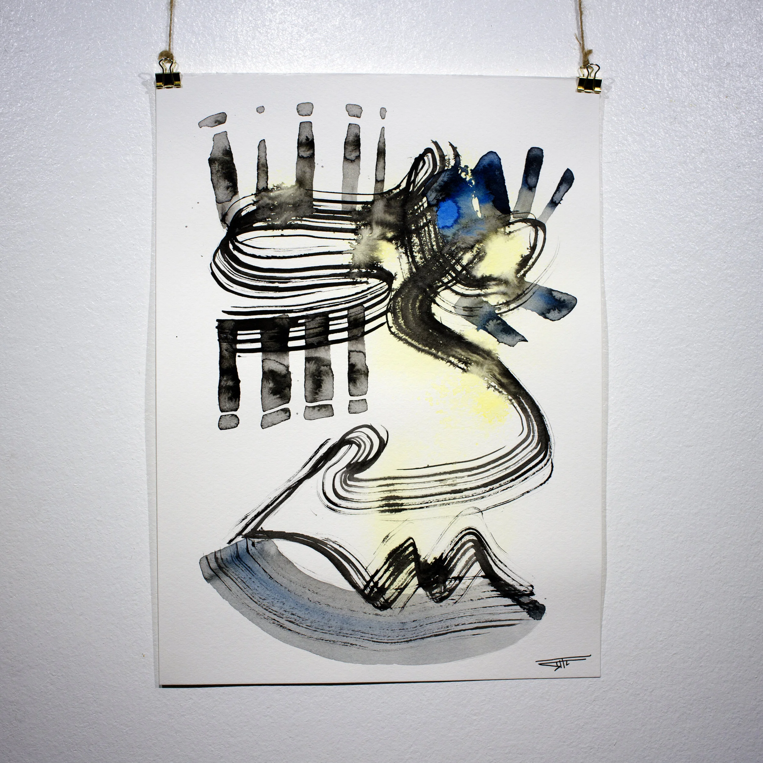 #740 Ink on Paper 11" x 15"