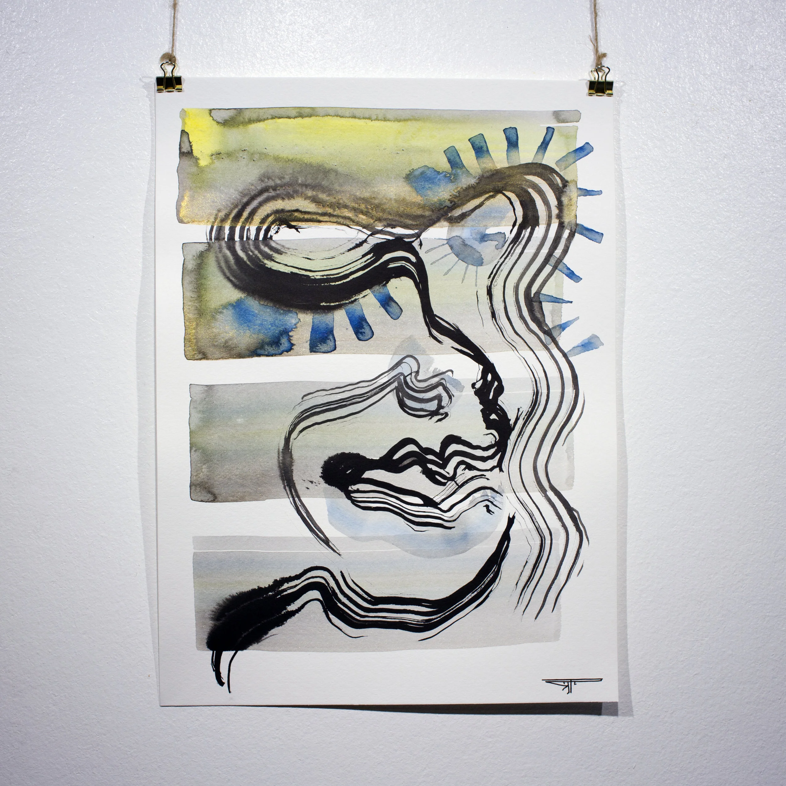 #743 Ink on Paper 11" x 15"