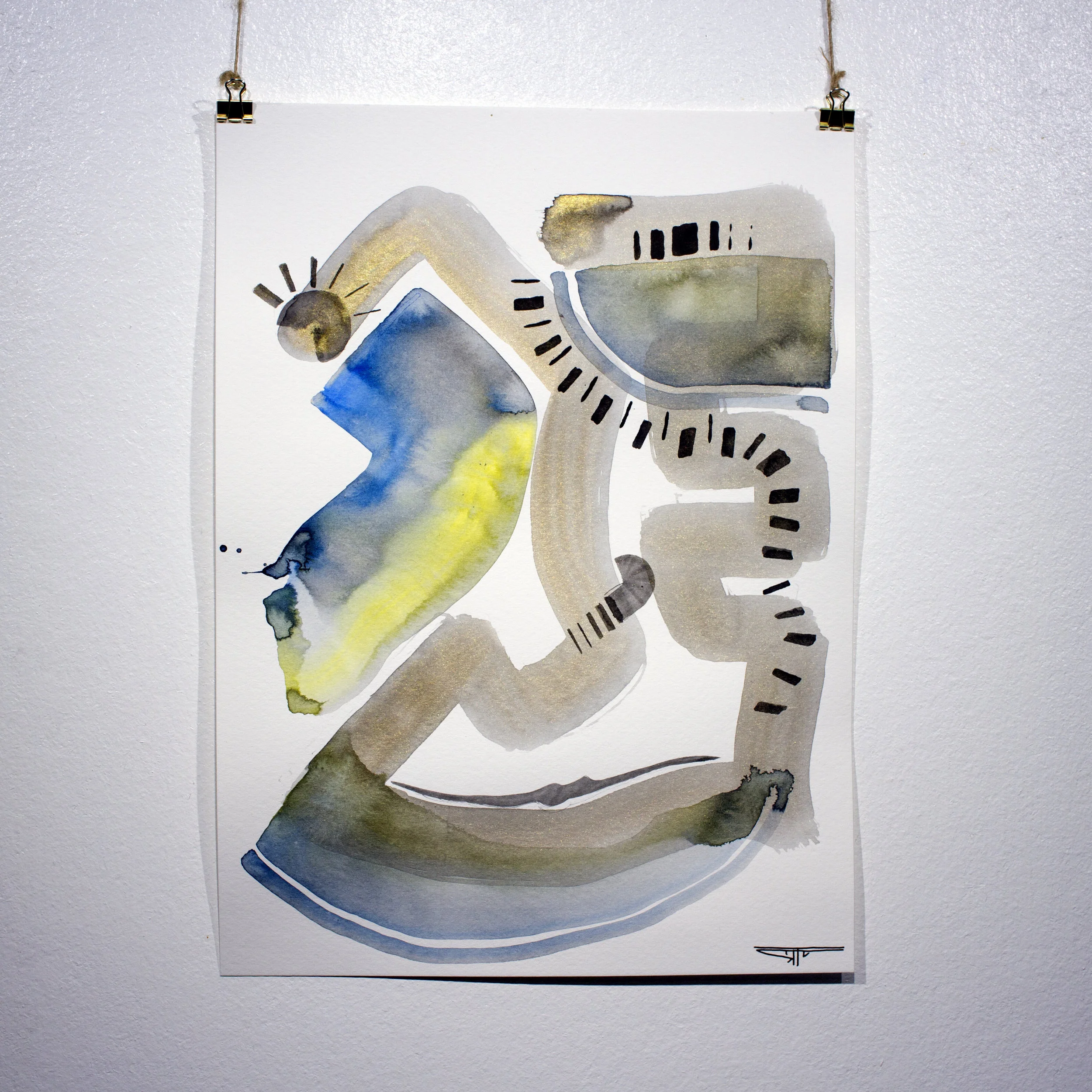 #744 Ink on Paper 11" x 15"