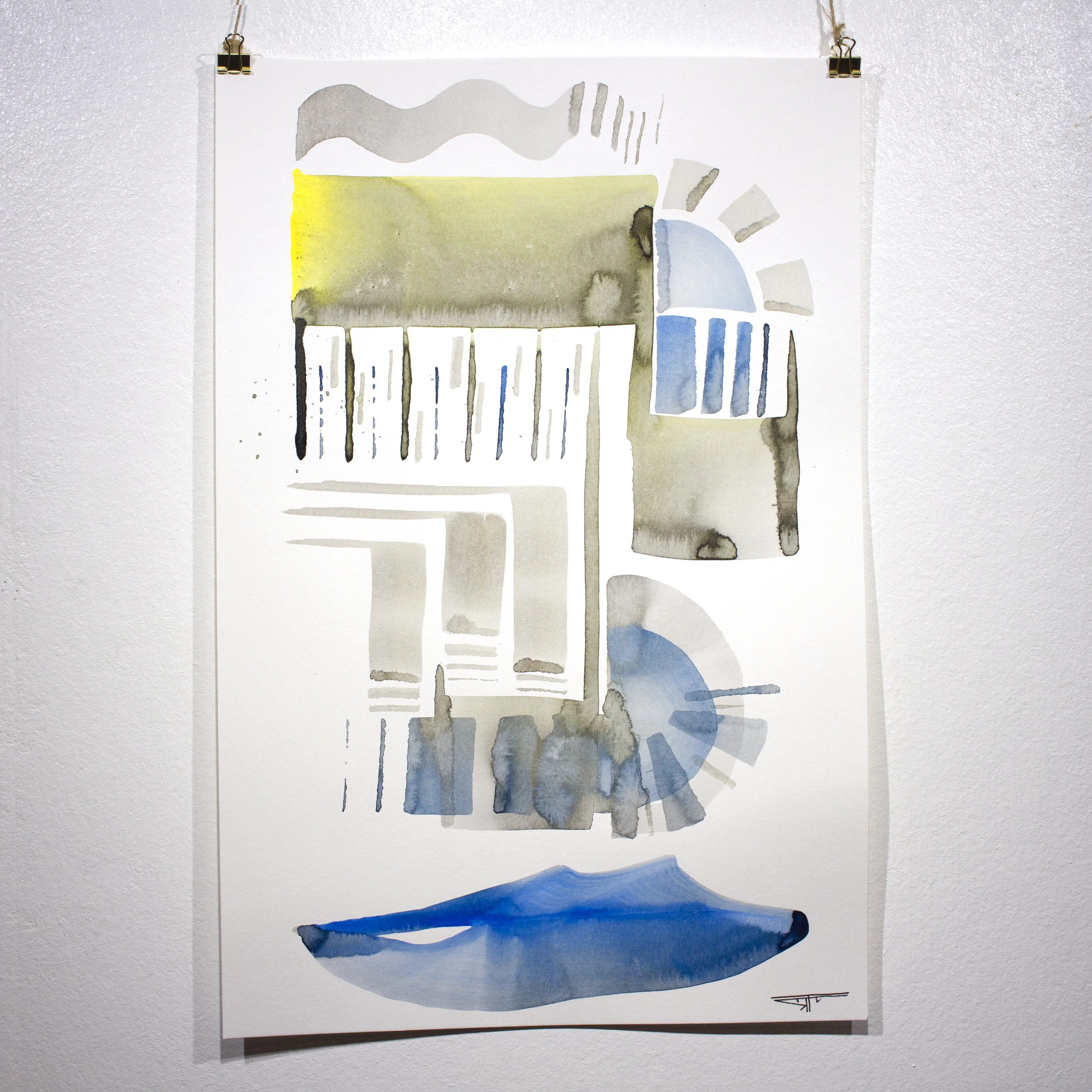 #752 Ink on Paper 12" x 18"