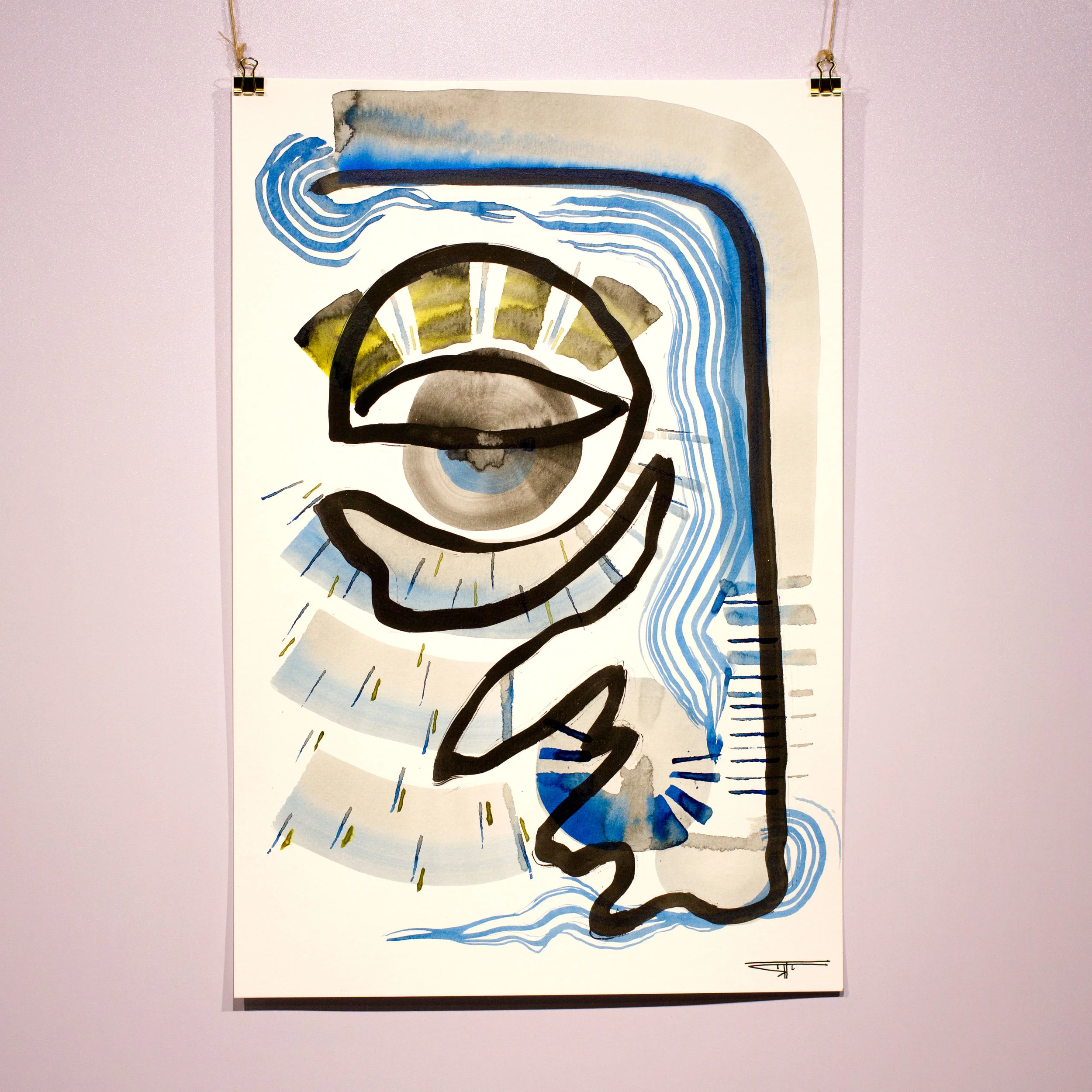 #770 Ink on Paper 12" x 18"