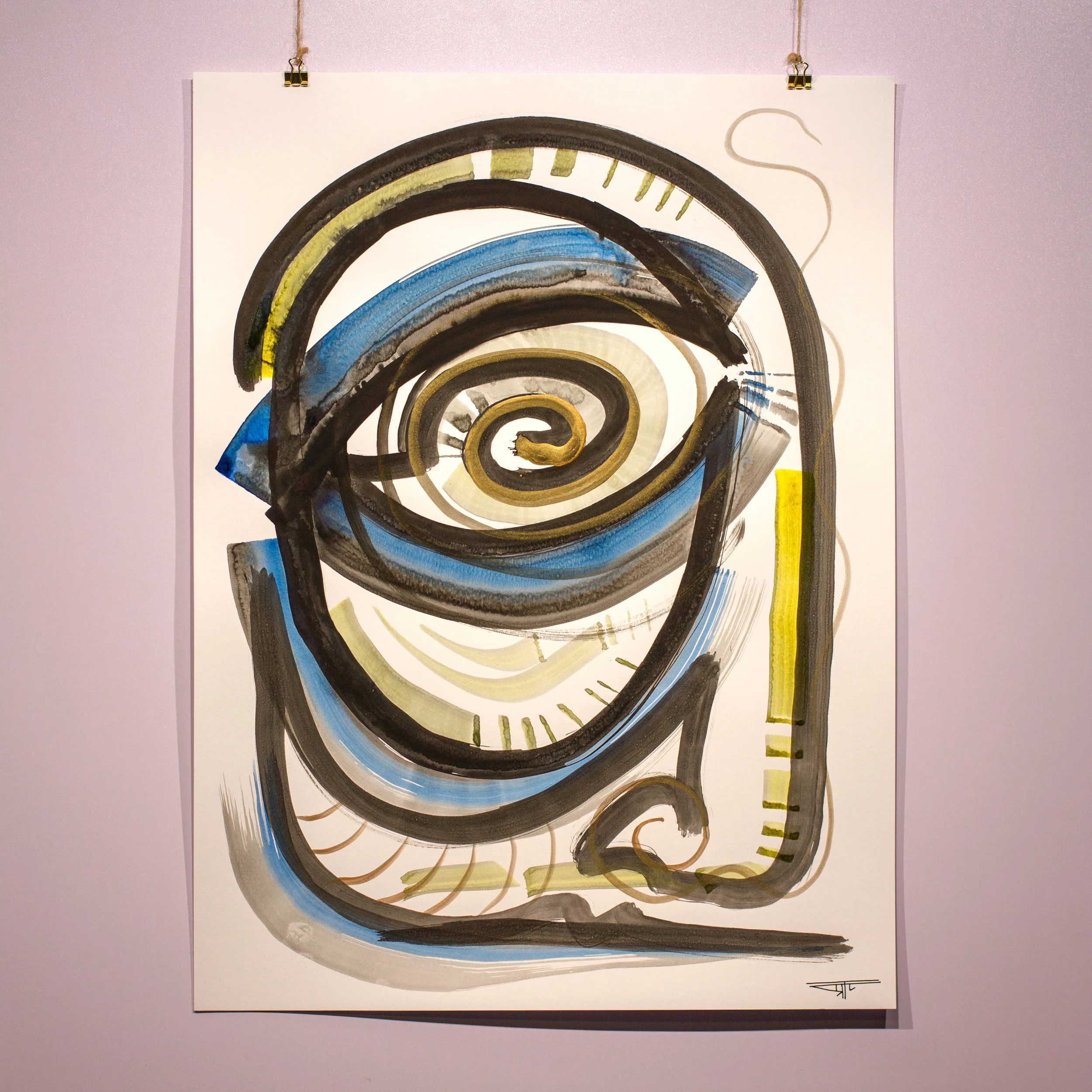 #786 Ink on Paper 18" x 24"