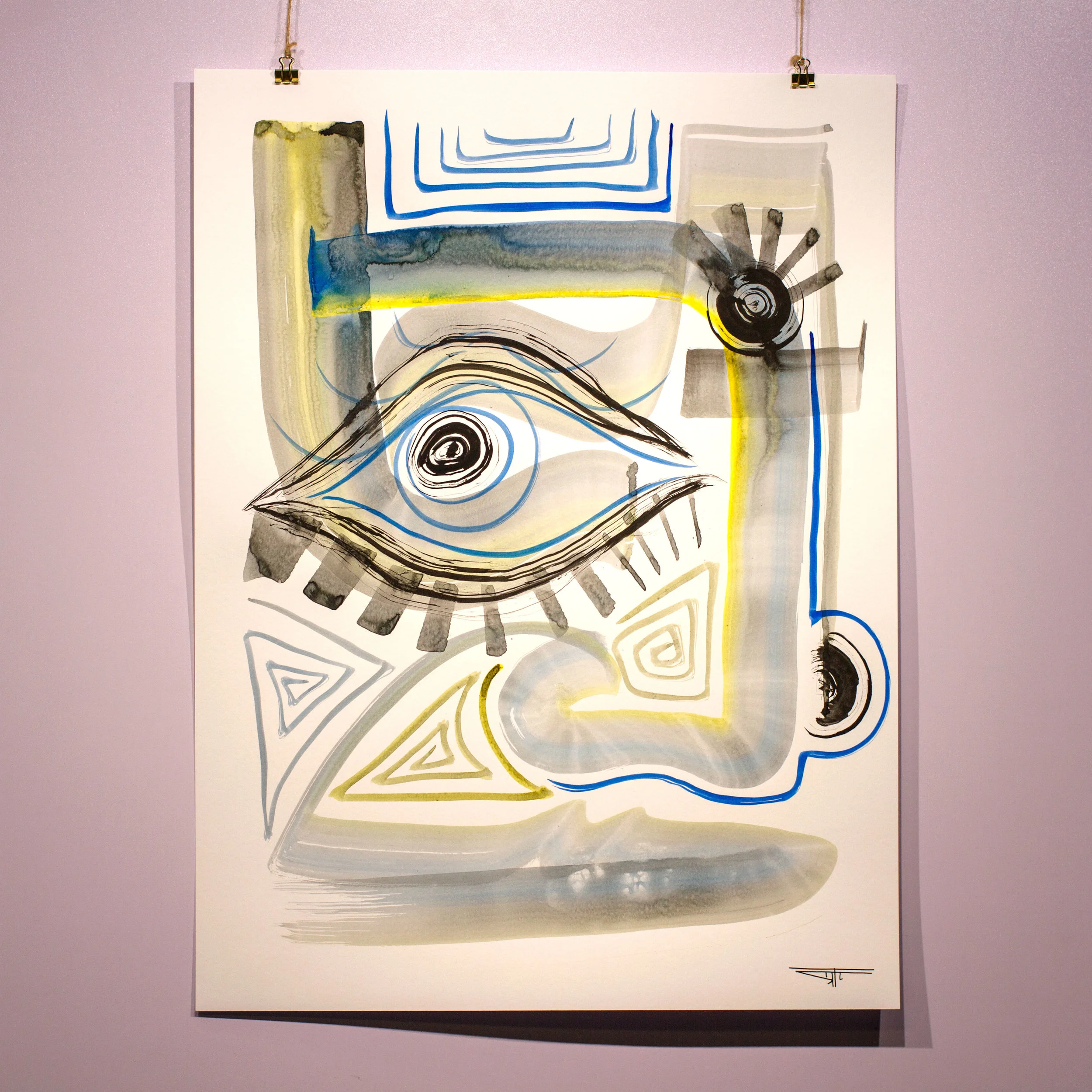 #787 Ink on Paper 18" x 24"