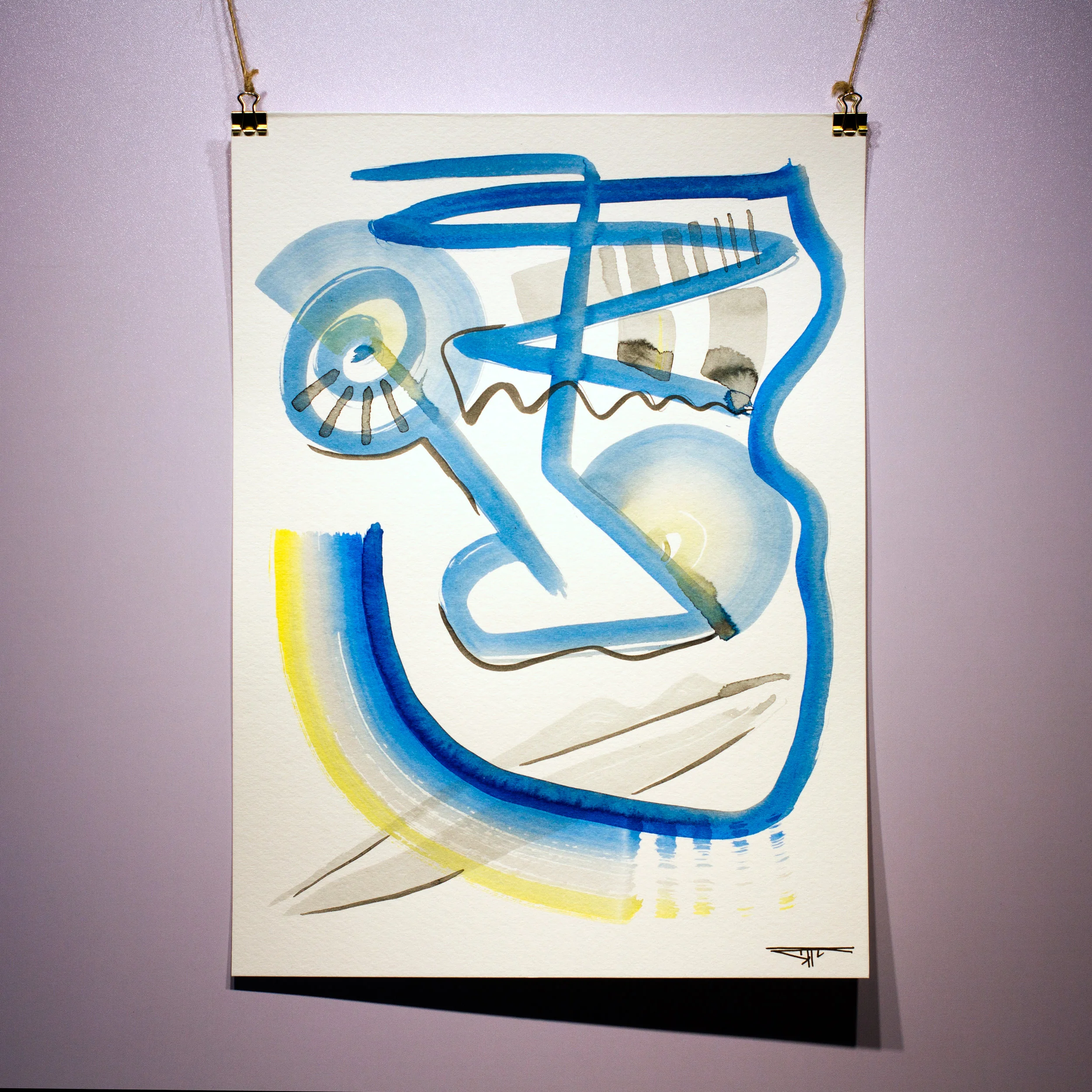#788 Ink on Paper 11" x 15"