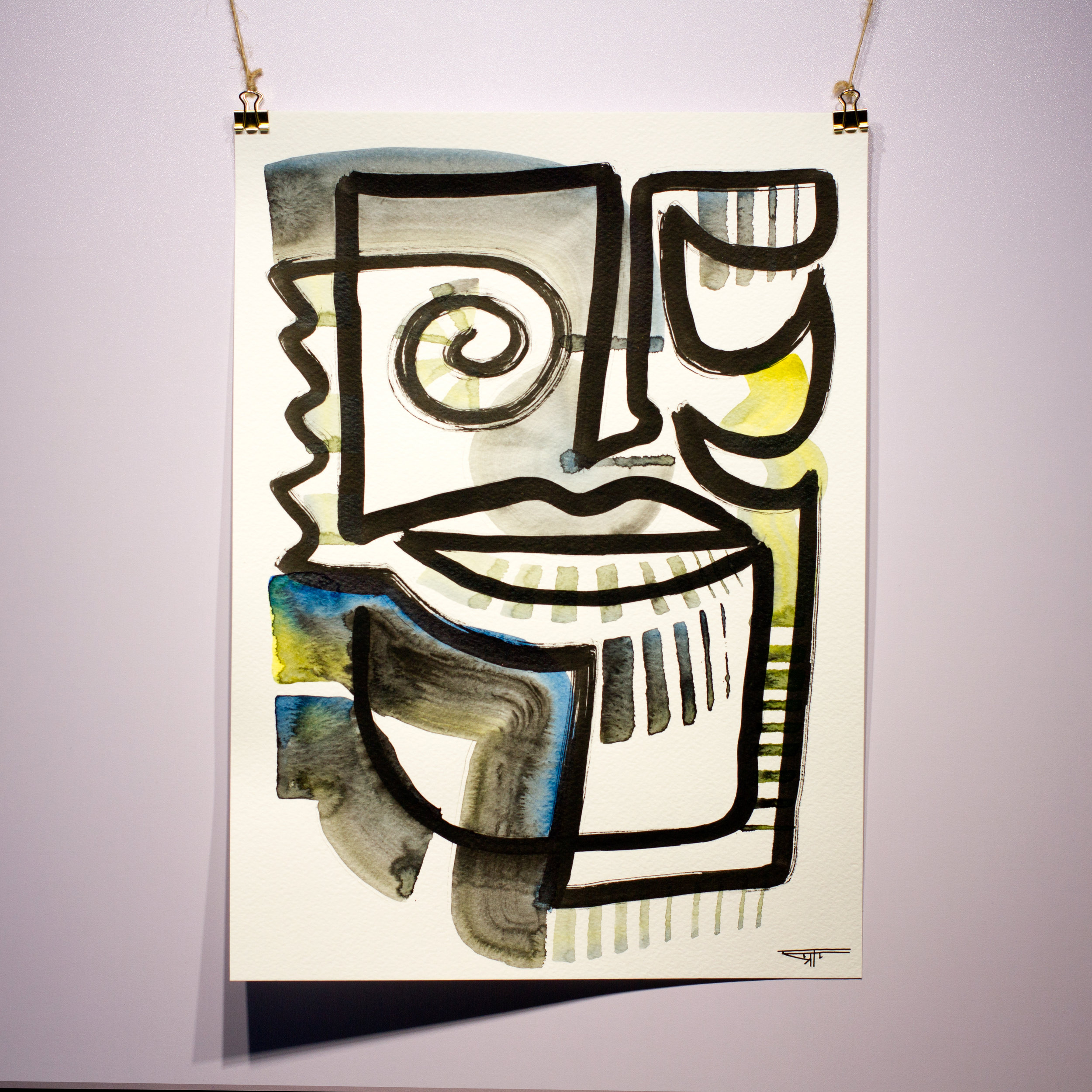 #790 Ink on Paper 11" x 15"