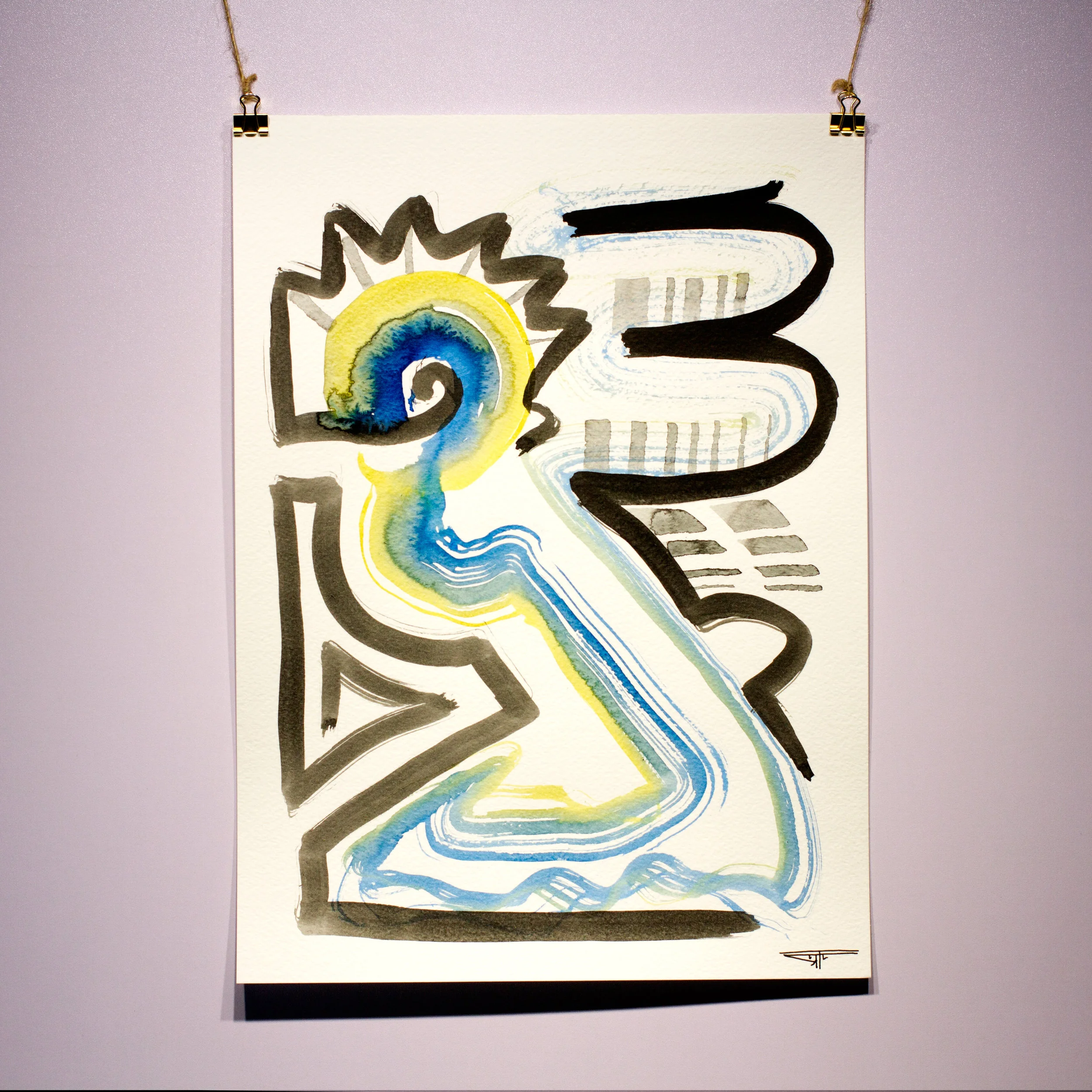 #792 Ink on Paper 11" x 15"