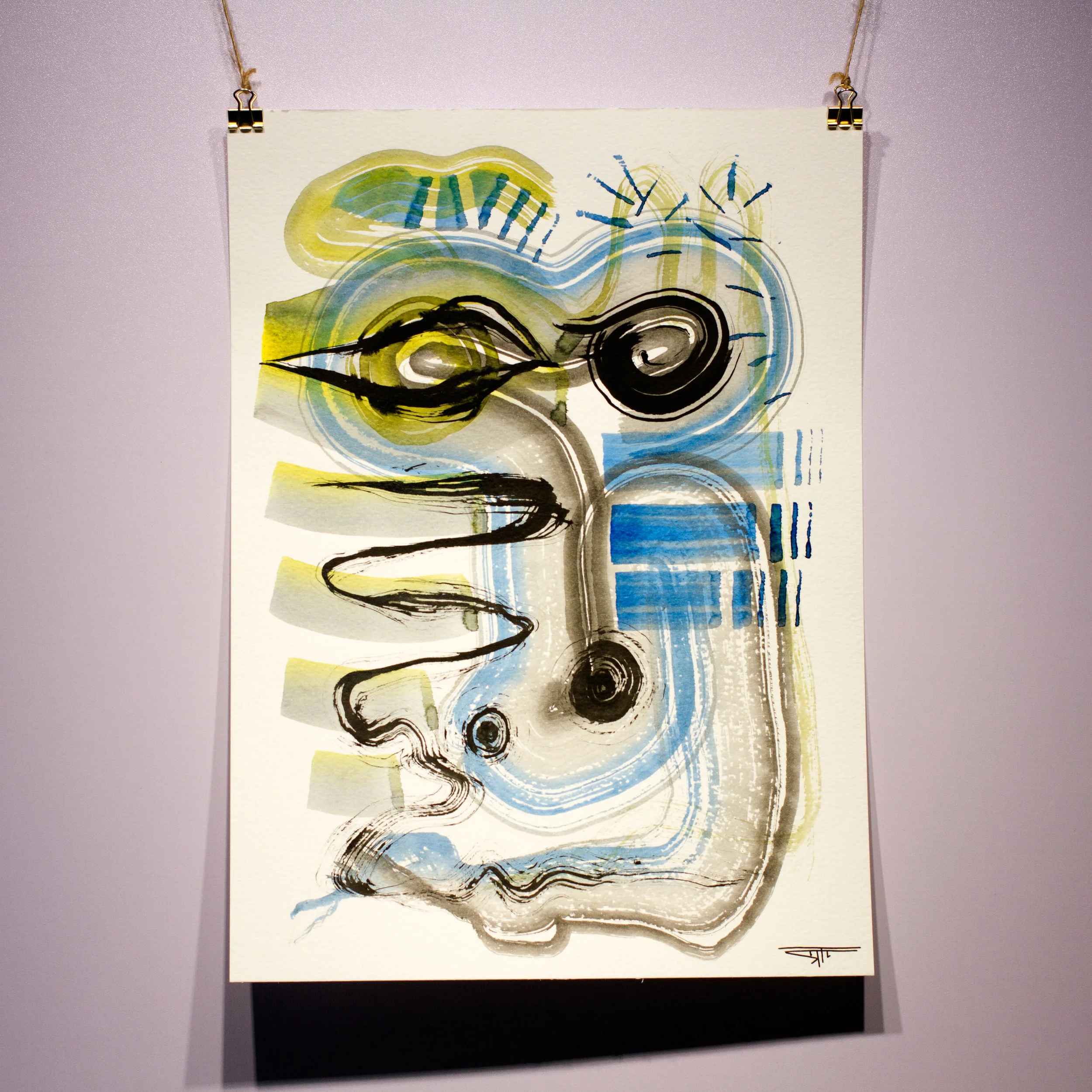 #797 Ink on Paper 11" x 15"