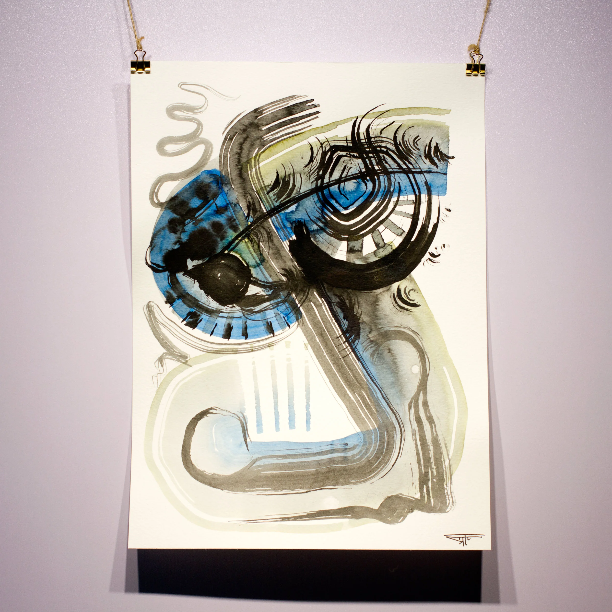 #802 Ink on Paper 11" x 15"