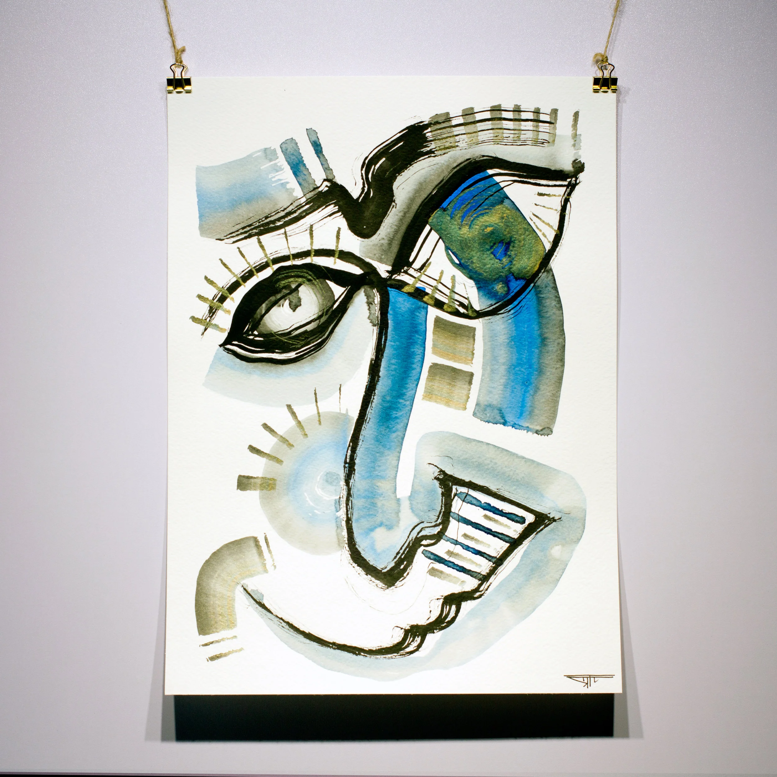 #805 Ink on Paper 11" x 15"