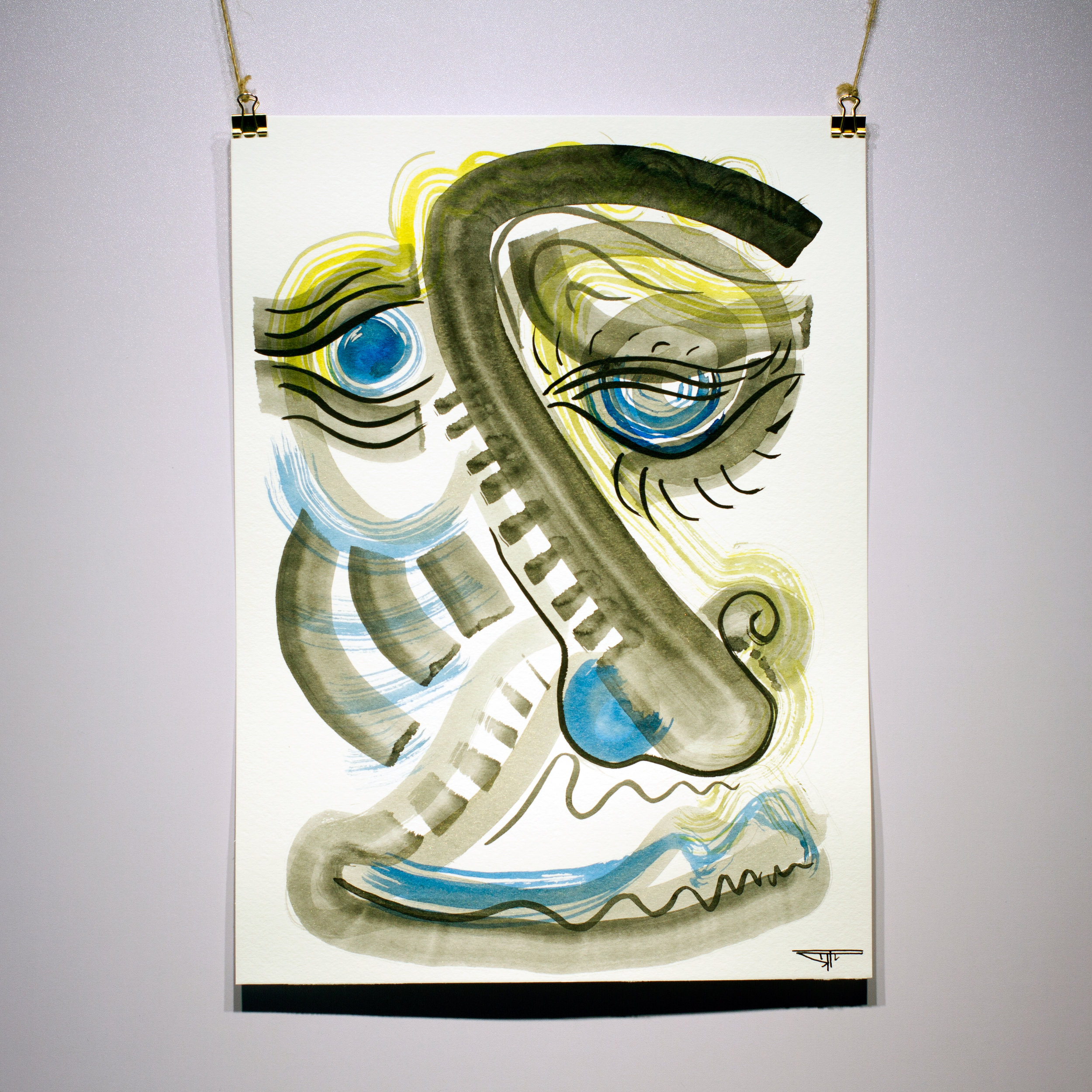 #811 Ink on Paper 11" x 15"