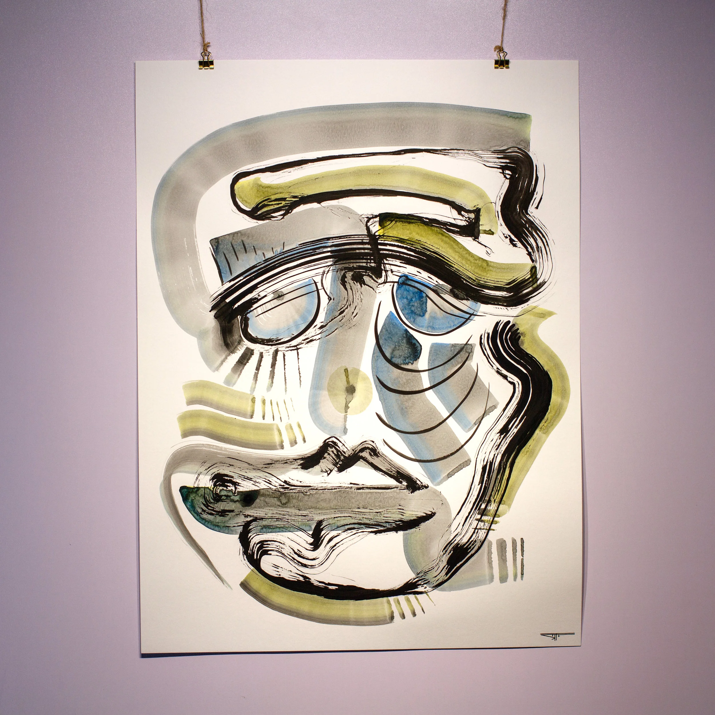 #815 Ink on Paper 18" x 24"