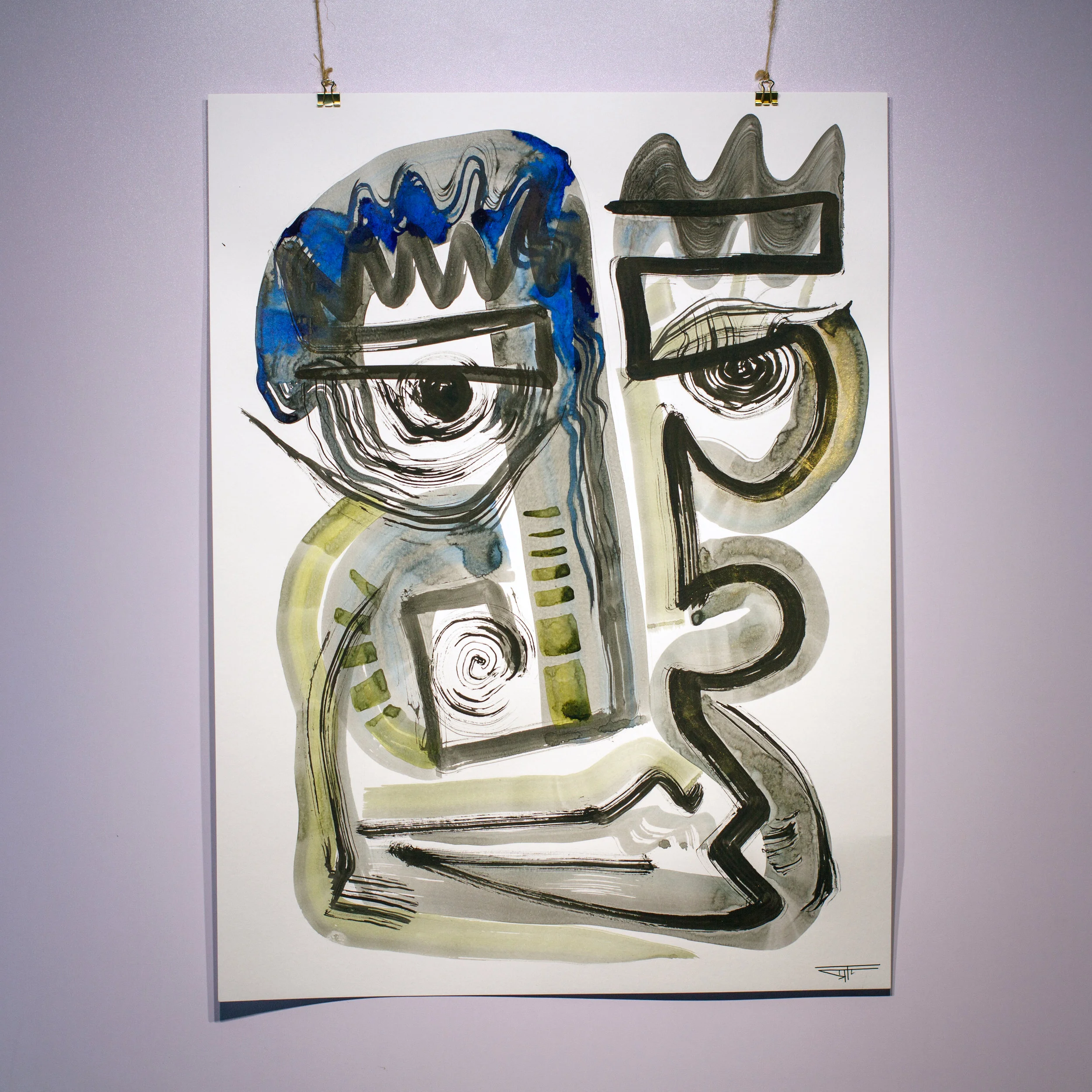 #816 Ink on Paper 18" x 24"