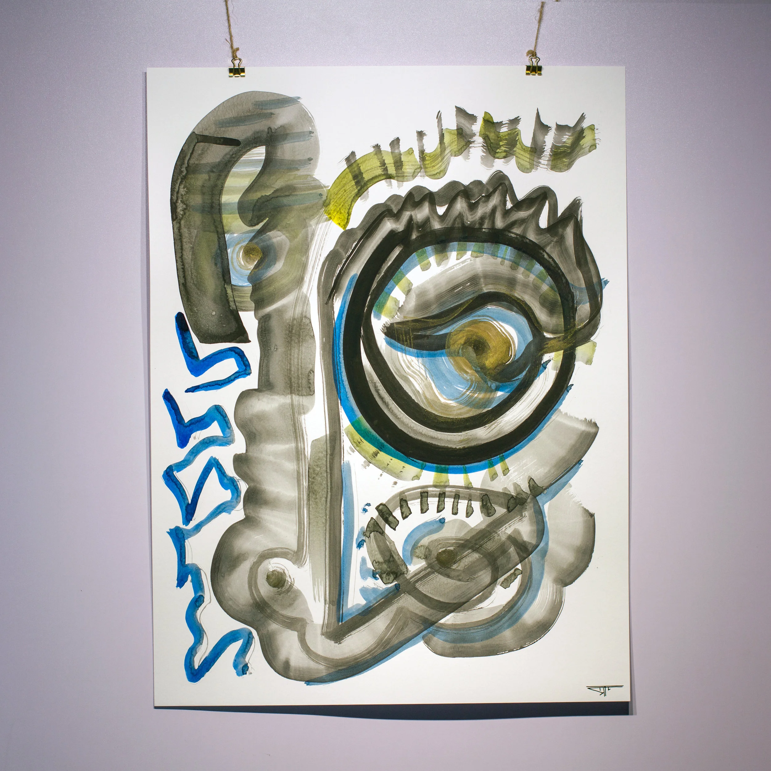 #819 Ink on Paper 18" x 24"