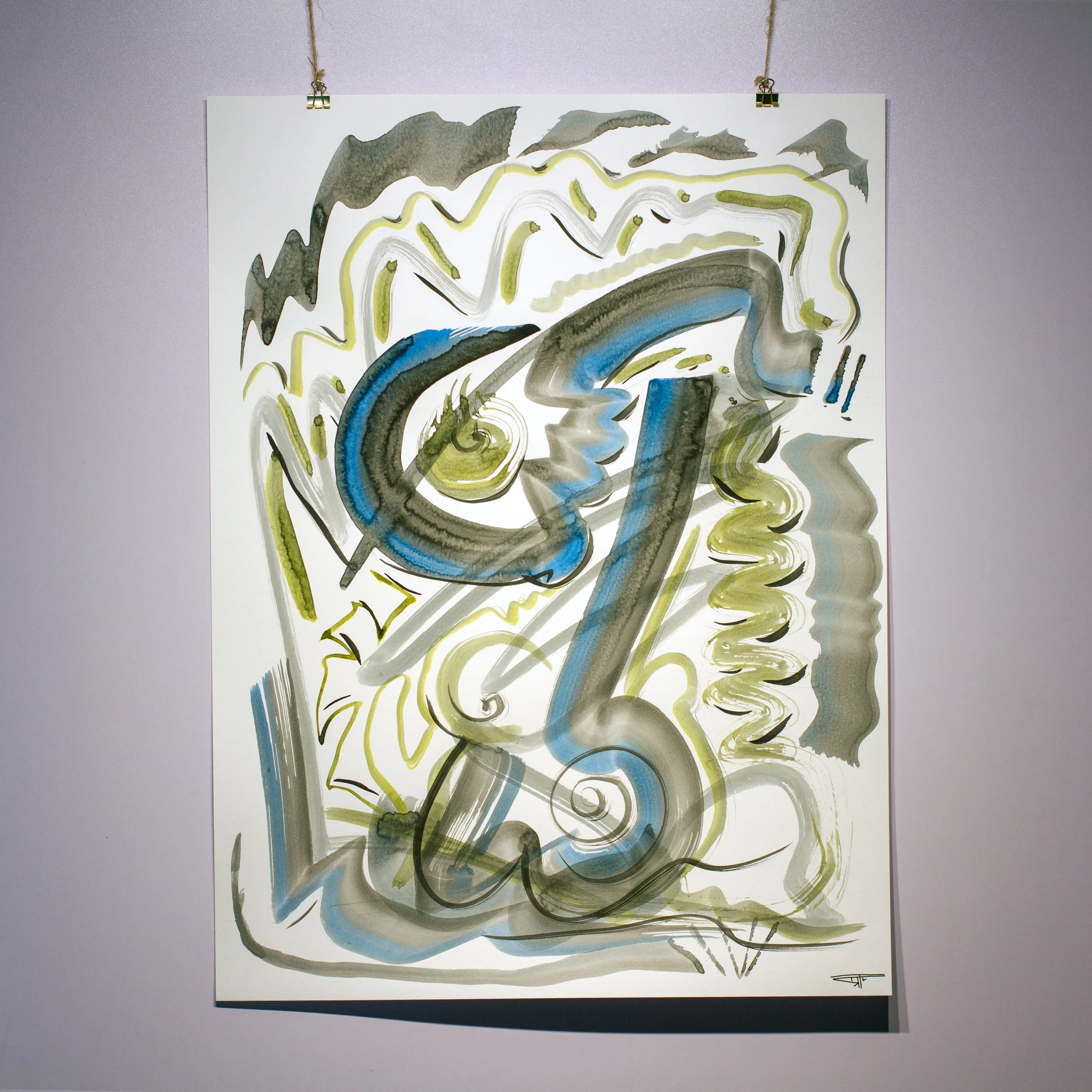 #820 Ink on Paper 18" x 24"