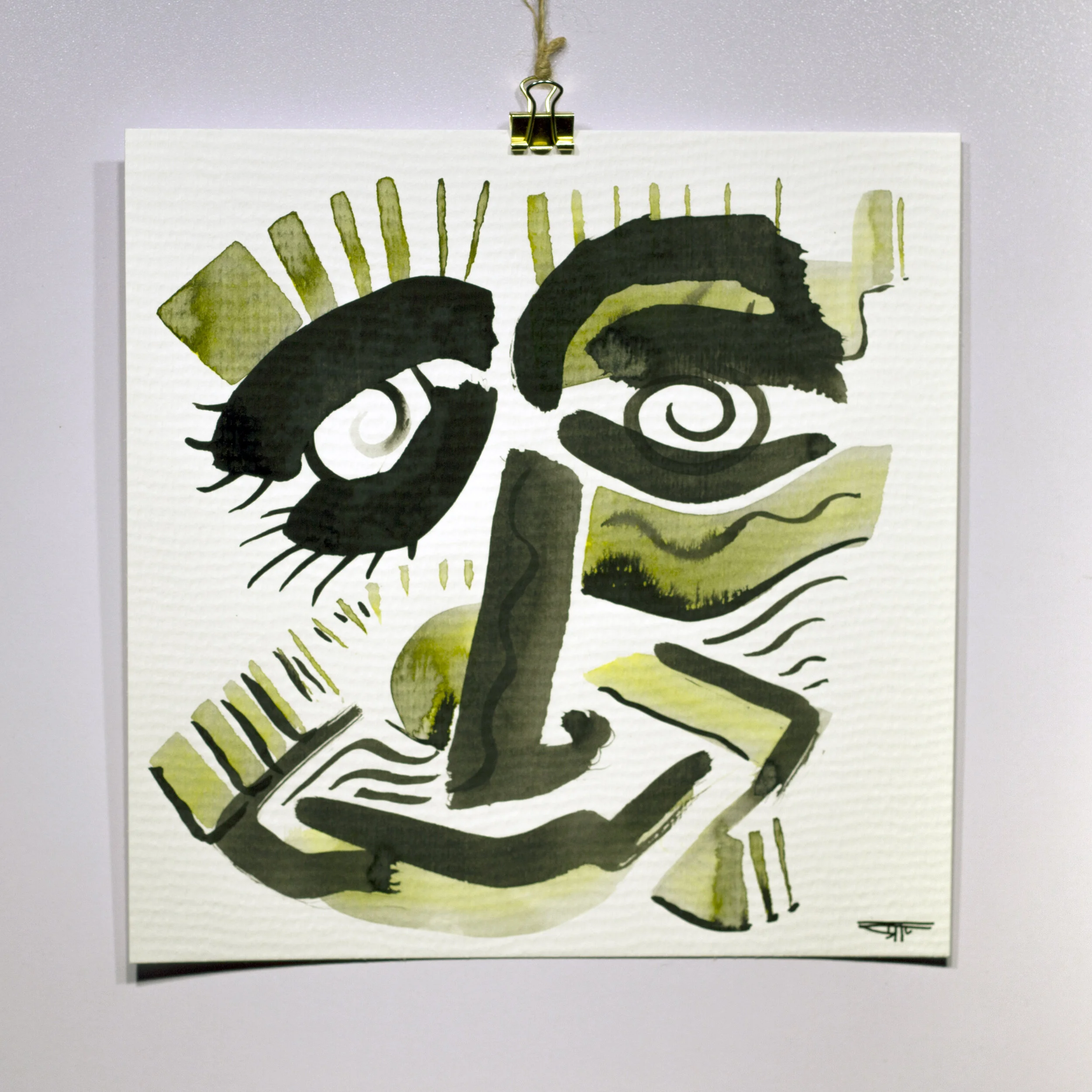 #997 Ink on Paper 8" x 8"