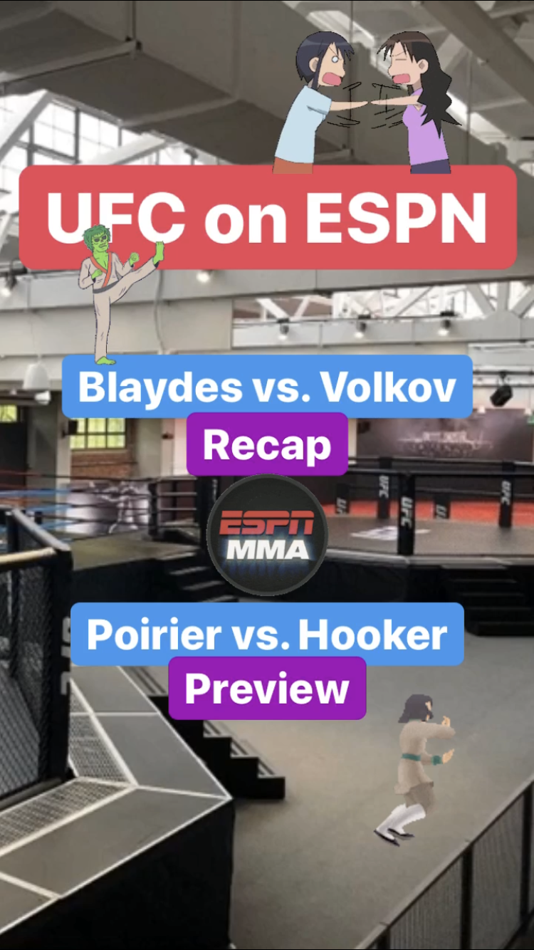 UFConESPN  Blaydes v Volkov recap - Poirier v Hooker preview || Ray Taylor Show