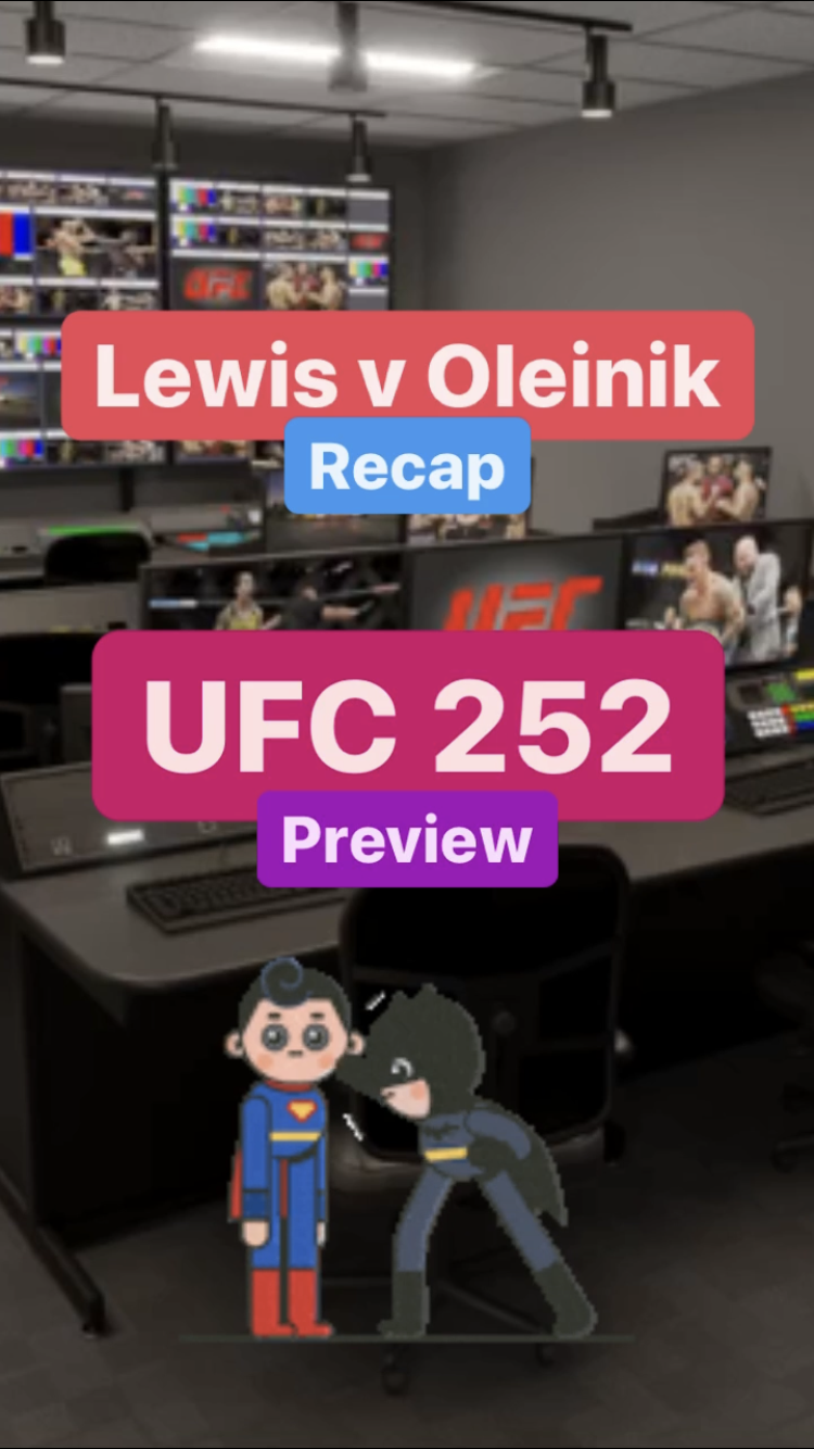 Lewis v Oleinik Recap - UFC 252 Preview || Ray Taylor Show