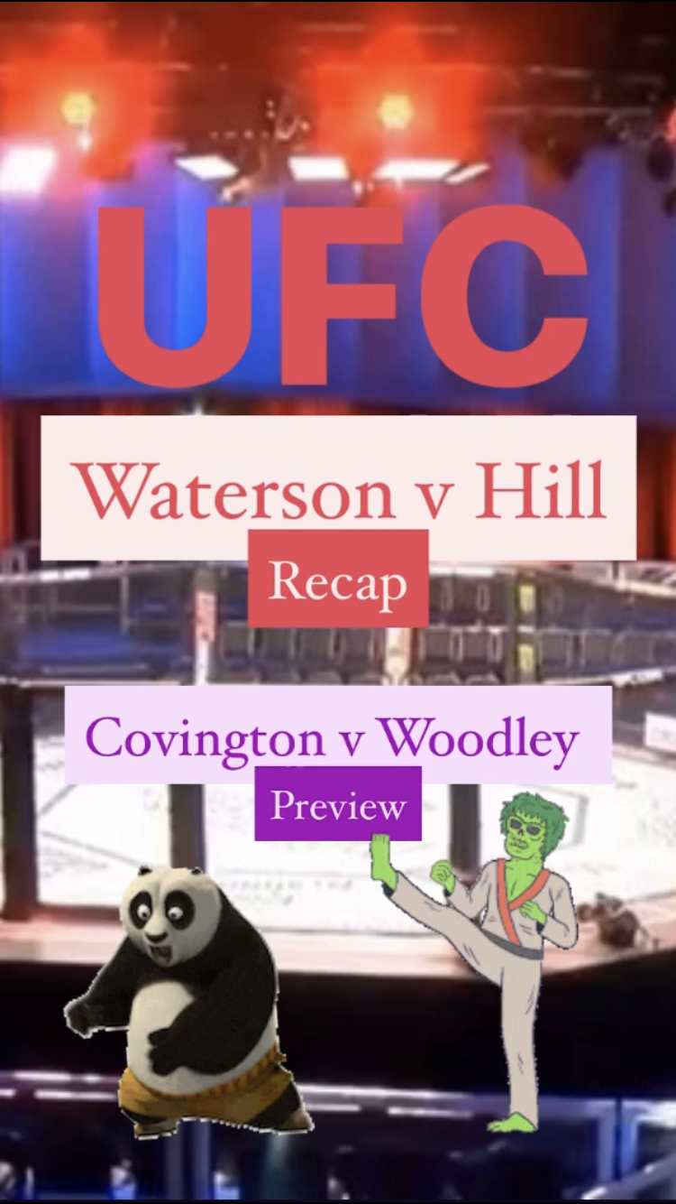 UFC Waterson v Hill Recap - Covington v Woodley Preview || Ray Taylor Show