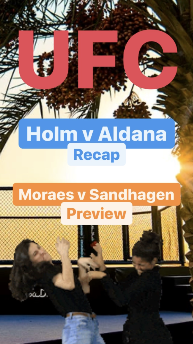 UFC Holm v Aldana Recap - Moraes v Sandhagen Preview || Ray Taylor Show