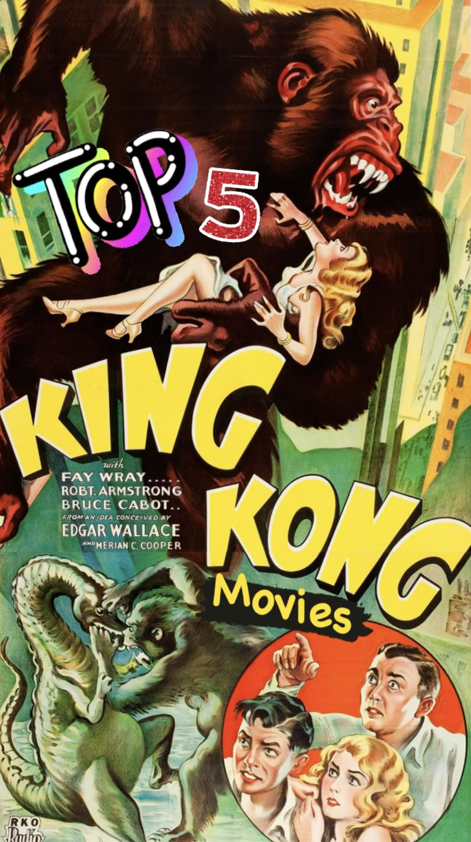 Top 5: King Kong Movies - Ranked - Ray Taylor Show 