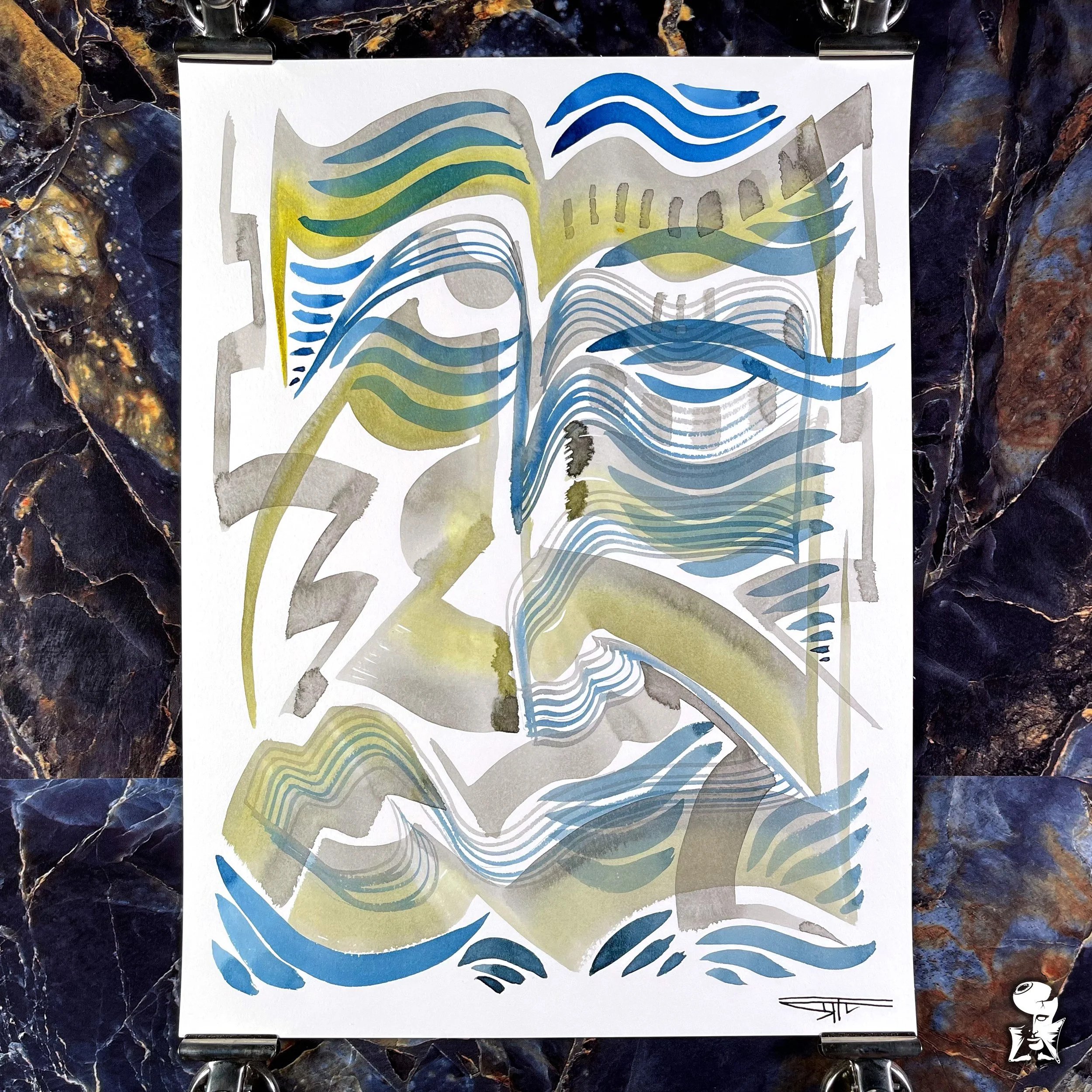 #1978 Ink on Paper 9" x 12"