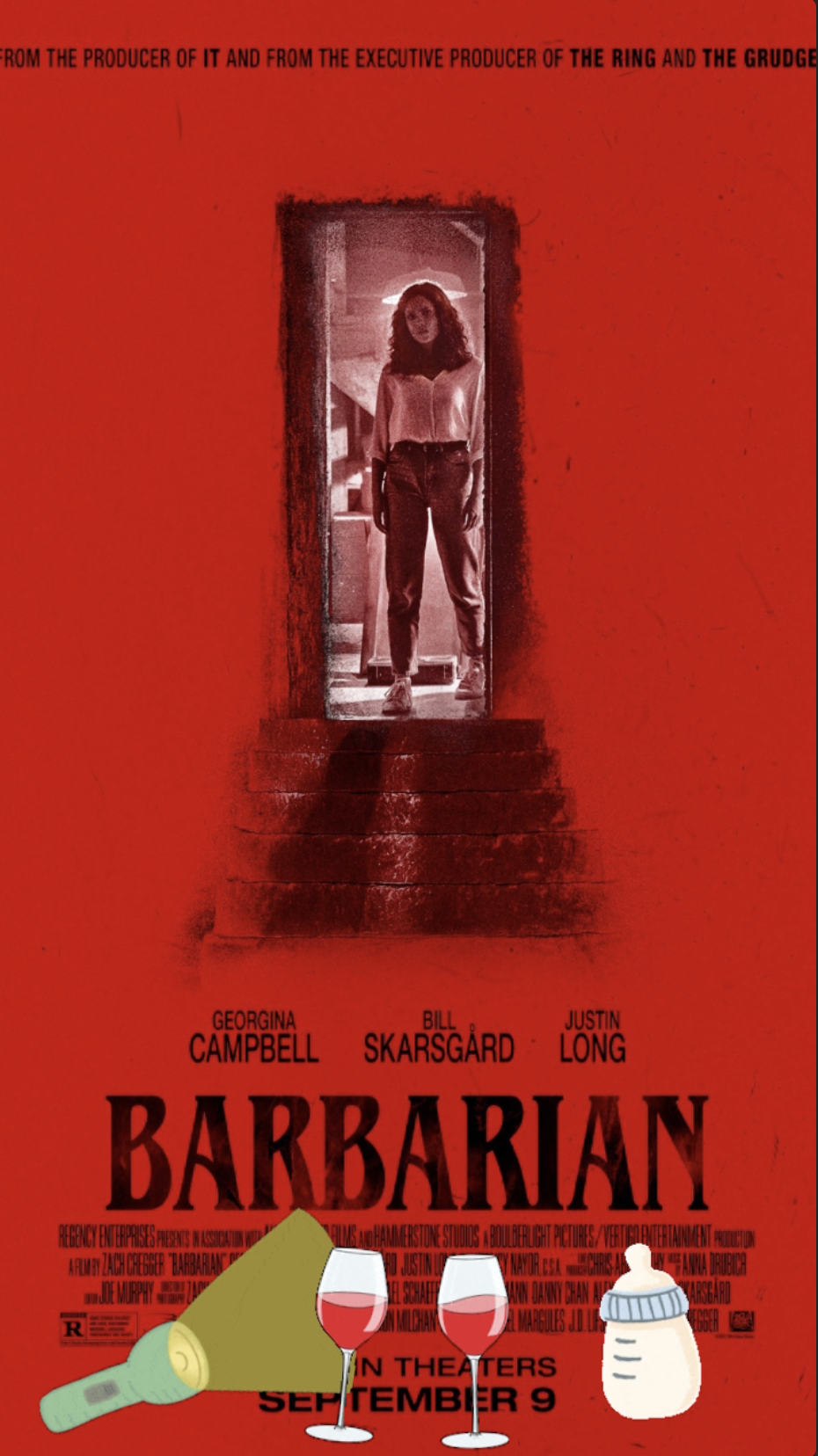 Barbarian Movie Review - Zach Cregger - Georgina Campbell - Bill Skarsgård - Justin Long - Ray Taylor Show