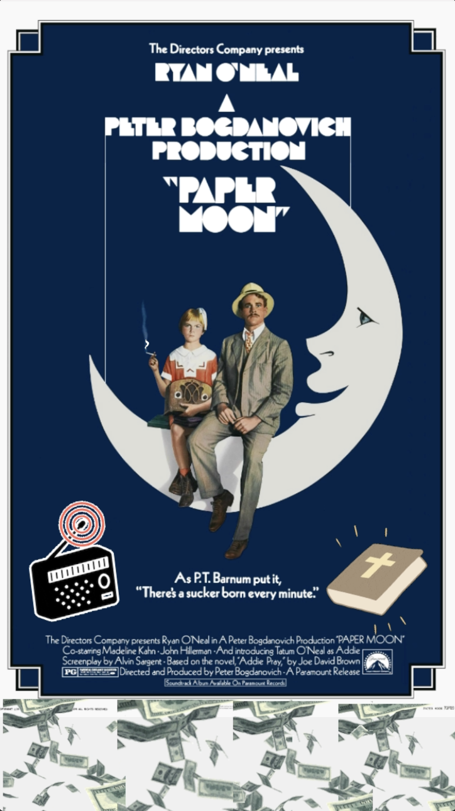 Paper Moon (1973) Movie Review - Peter Bogdanovich - Ryan O'Neal - Tatum O'Neal - Madeline Kahn - RTS