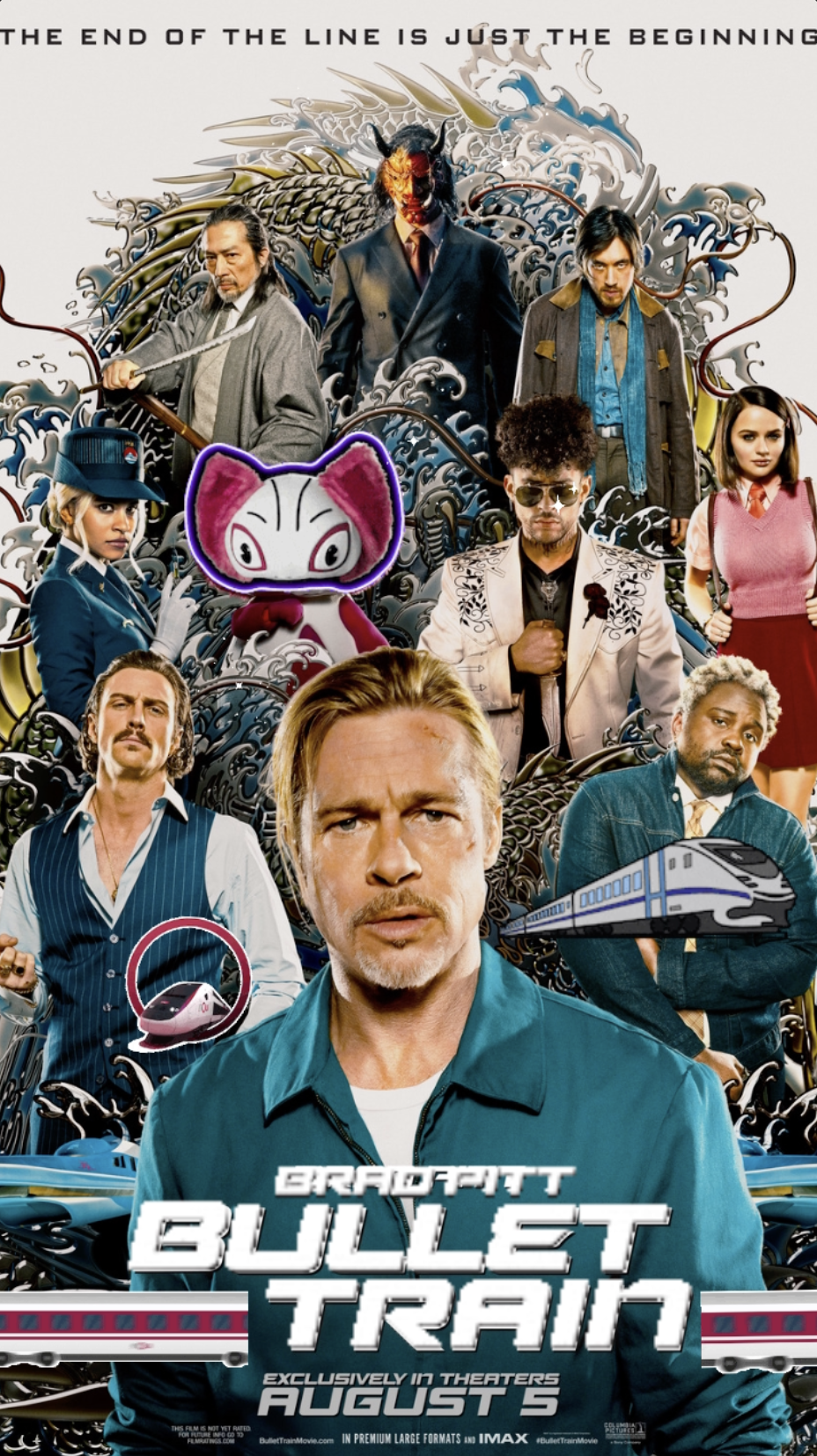 Bullet Train Movie Review - David Leitch - Brad Pitt - Joey King - Aaron Taylor-Johnson - Ray Taylor Show 
