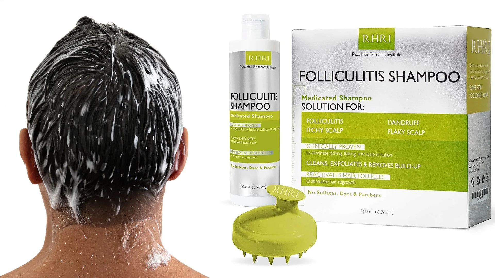 Folliculitis Shampoo by Rida Hair Research Institute | How-To Video
