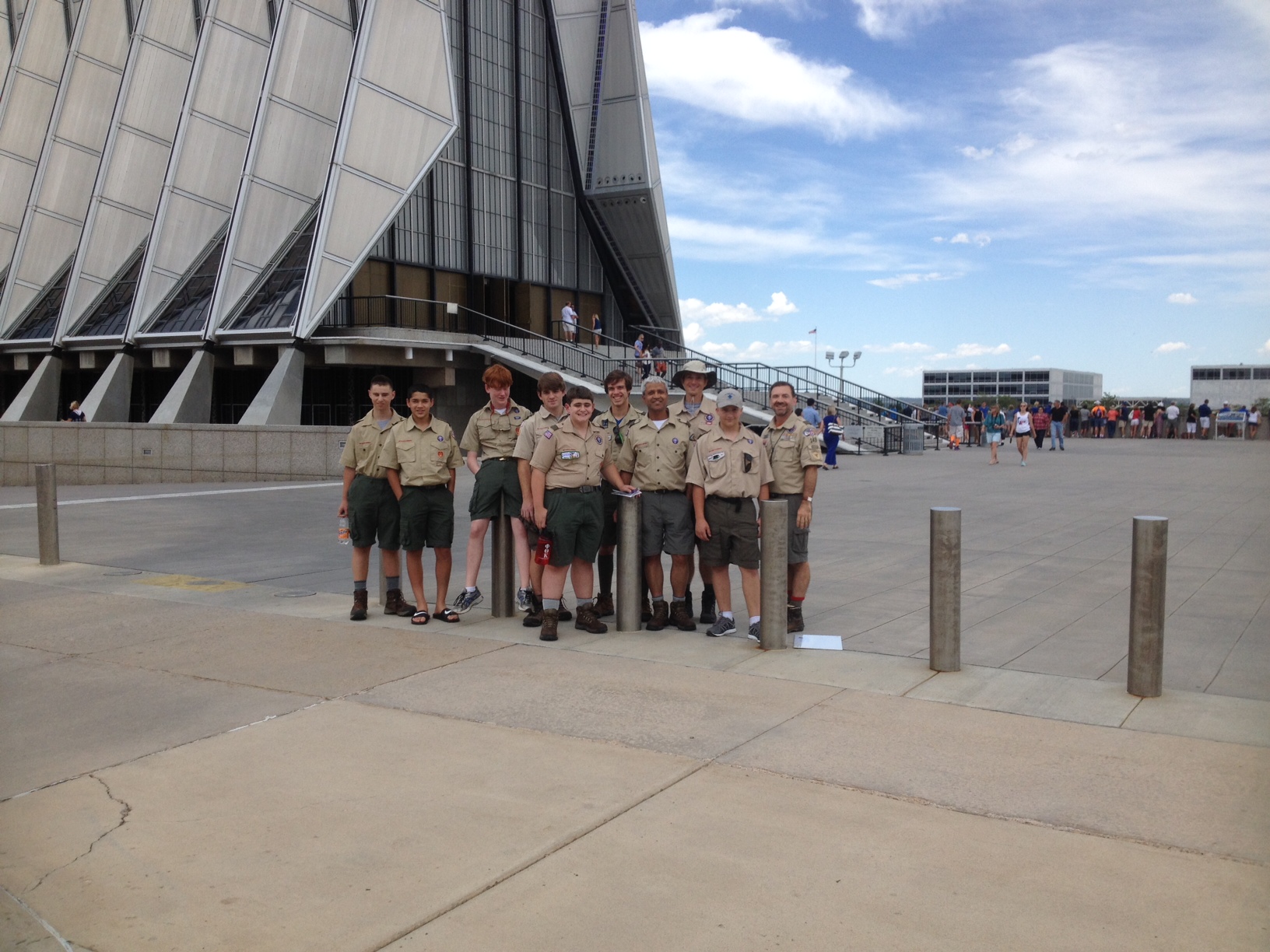 Philmont Crew at Air Force Academy