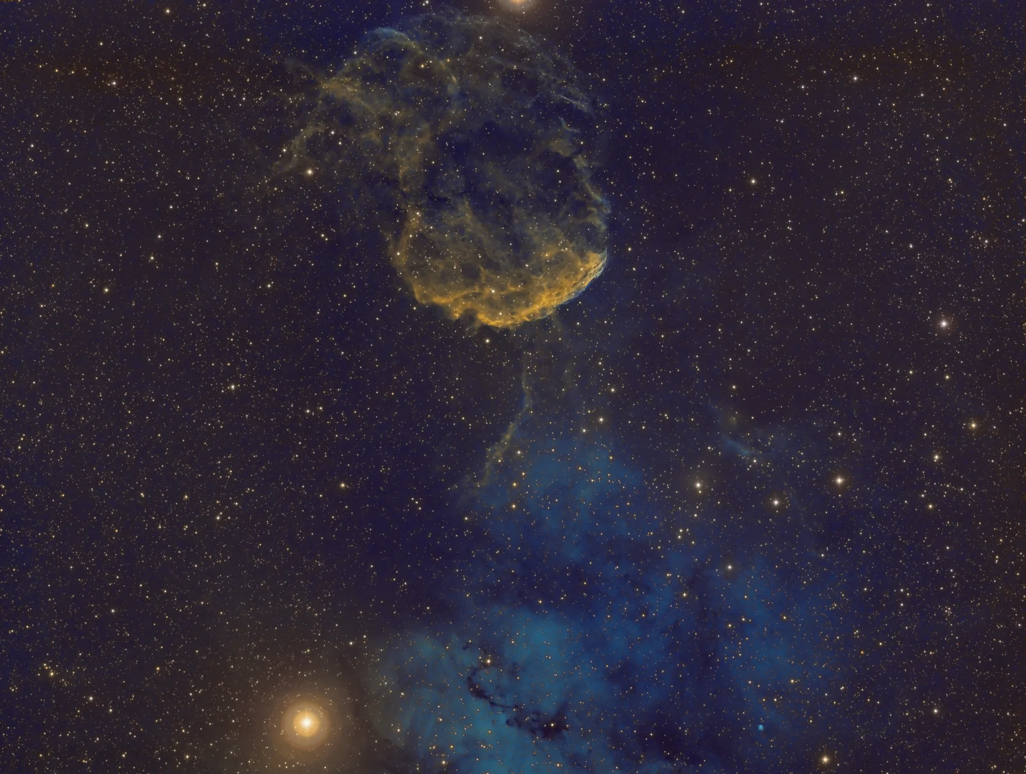 IC 443, Ha:18x600:OIII:20:600:SII:8:600