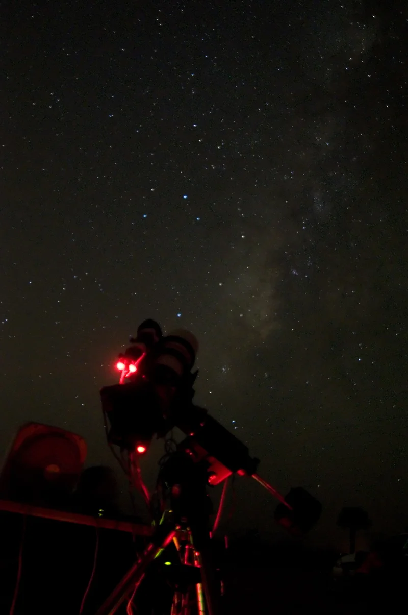 A shot of the Milkyway behind my scope.