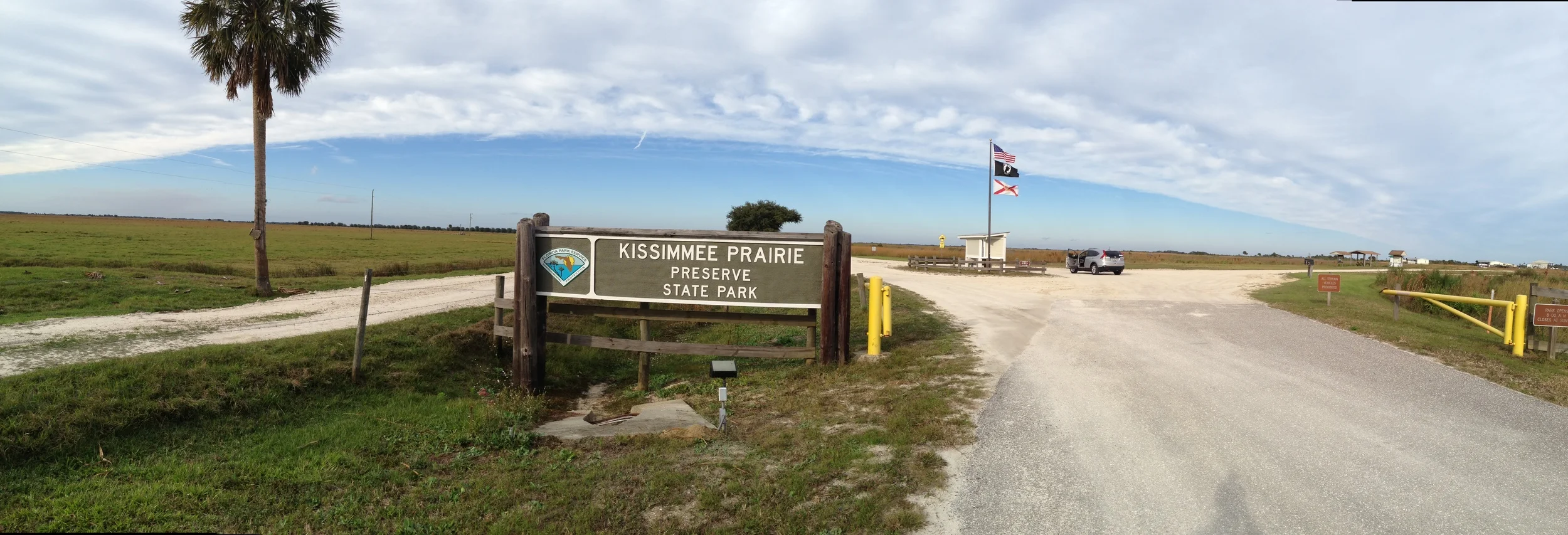 Park Entrance, as cold front approches.