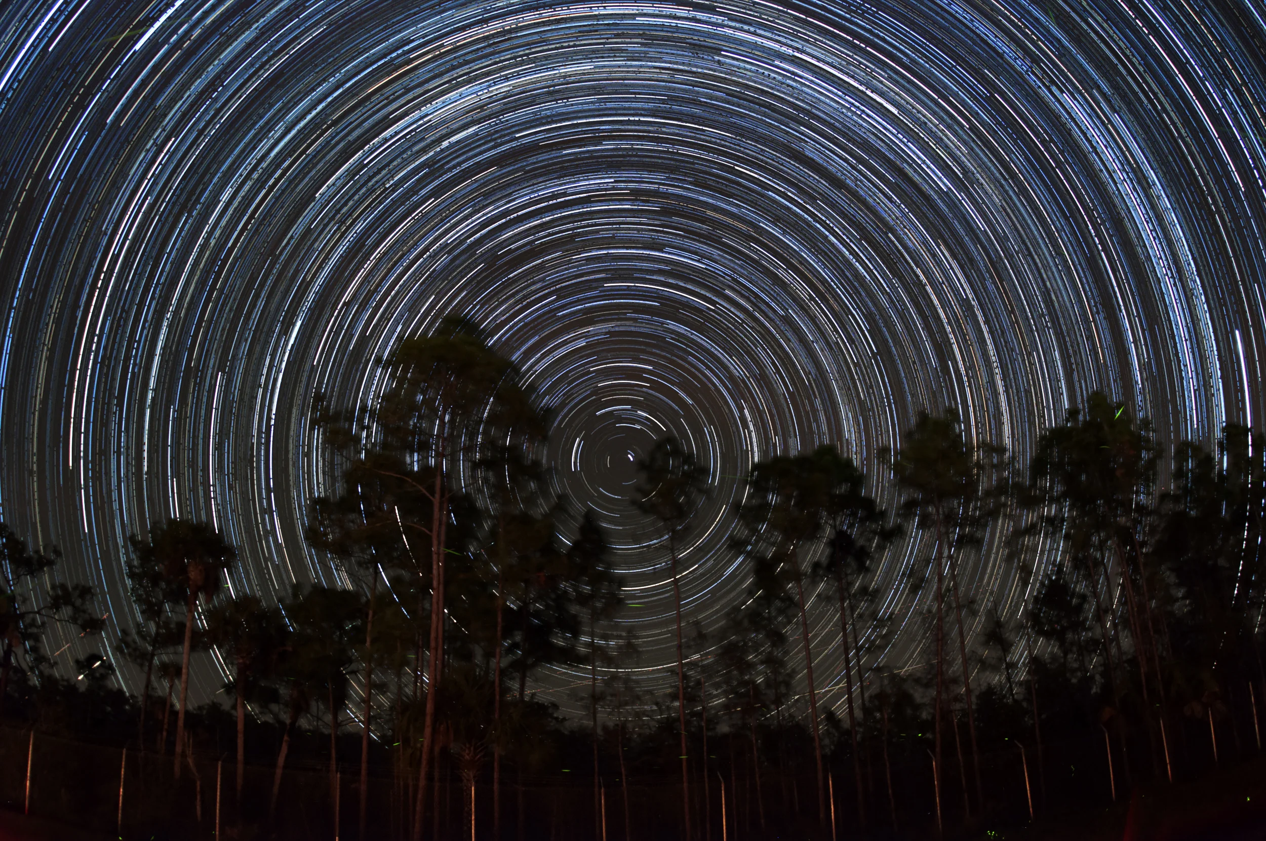 20 second exposures, iso 1250 at f/2.5, sigma 15mm 180 fish-eye lens.