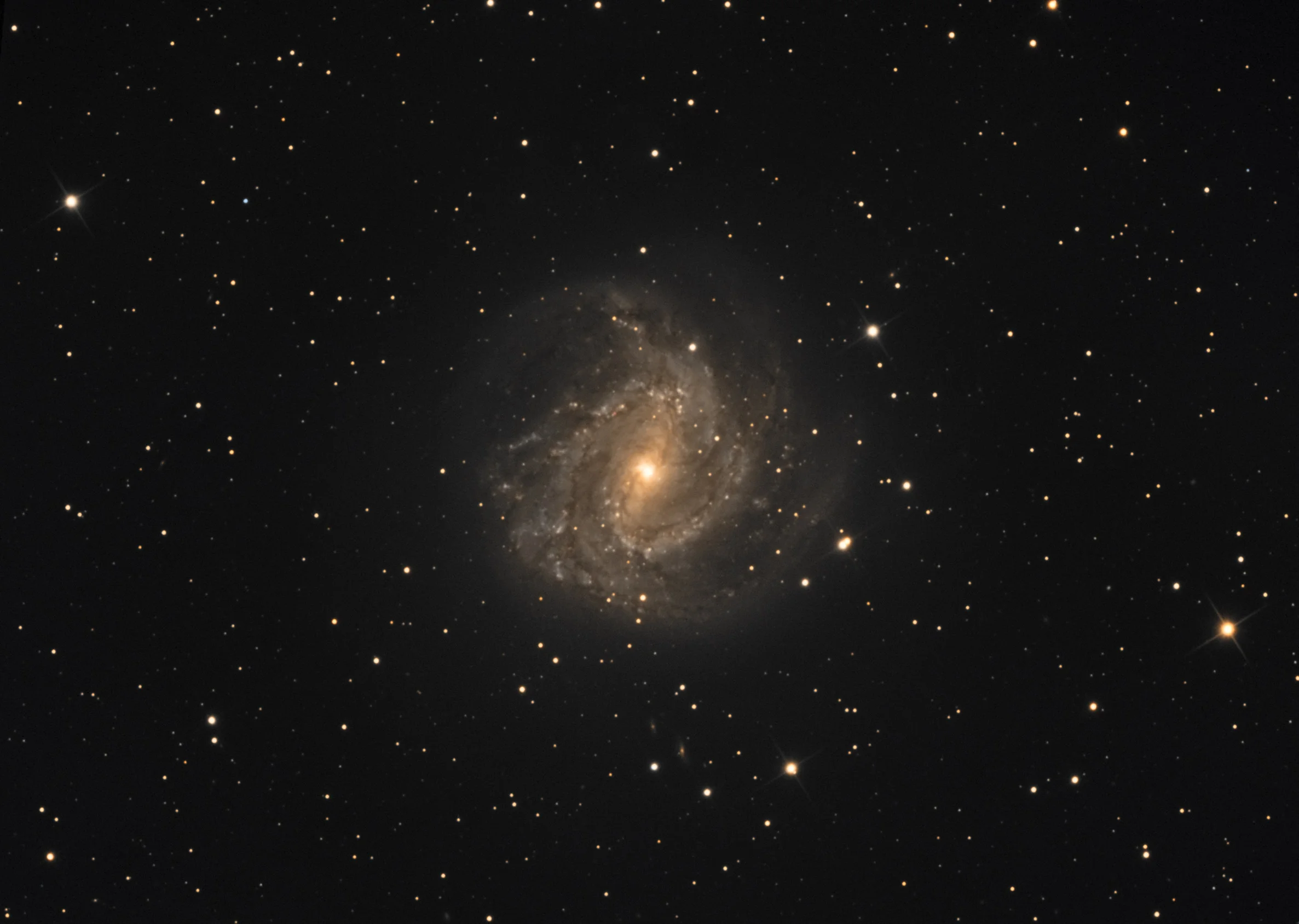 M83 AKA The Southern Pinwheel, 4 hours LRGB, Vixen VC200L sBig STF 8300M, astrodon filters