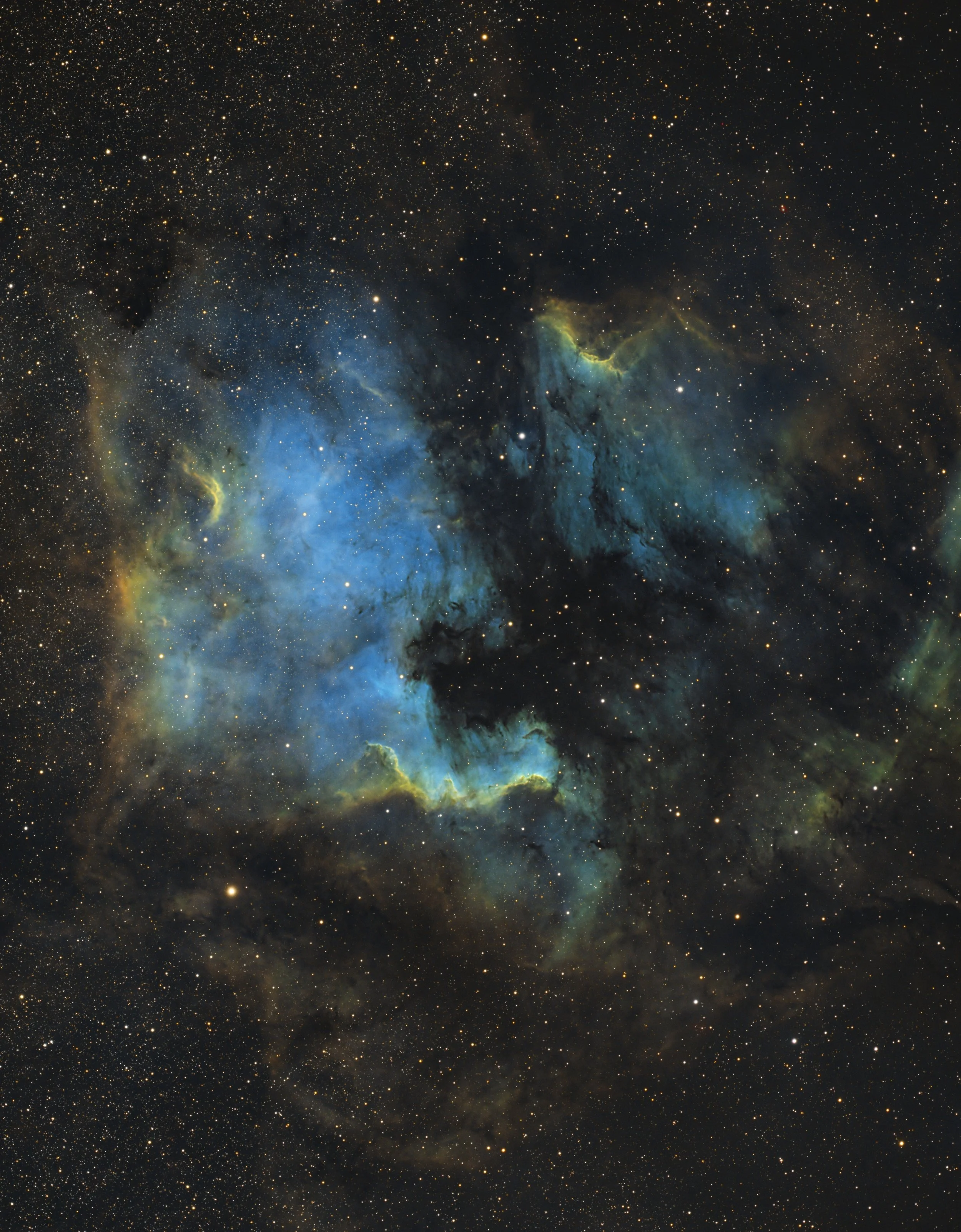 The North America Nebula (NGC 7000) in SHO