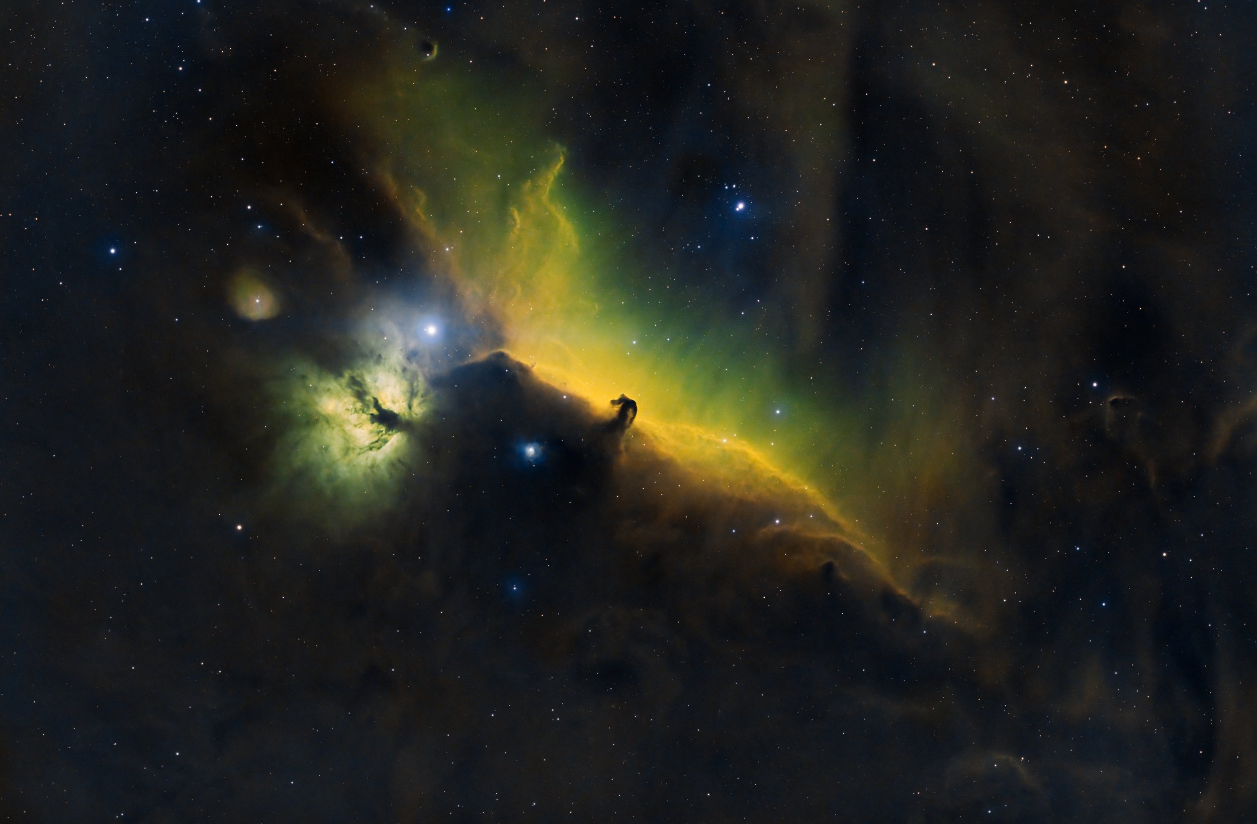 The Horsehead Nebula, also known as Barnard 33