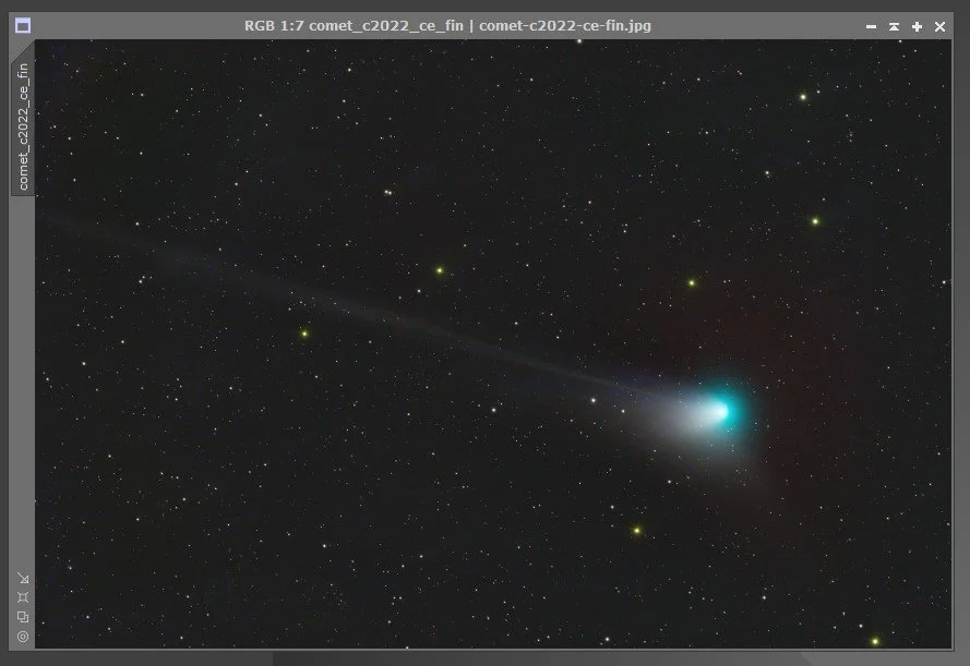 Comet Samples Comet processing, new tools, new approach. — The Astro Geeks ...