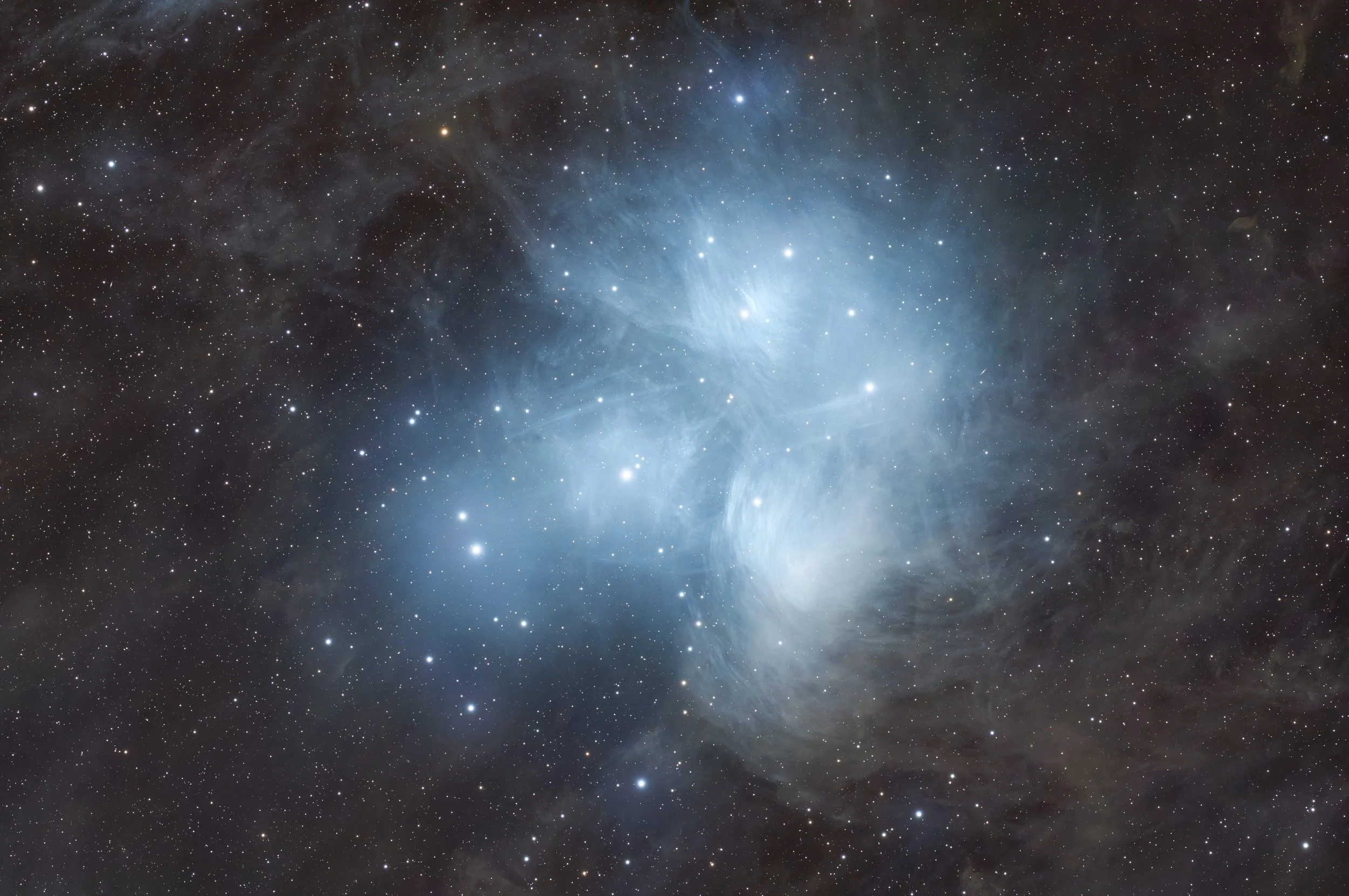 M45, The Pleiades at the Winter Solstice