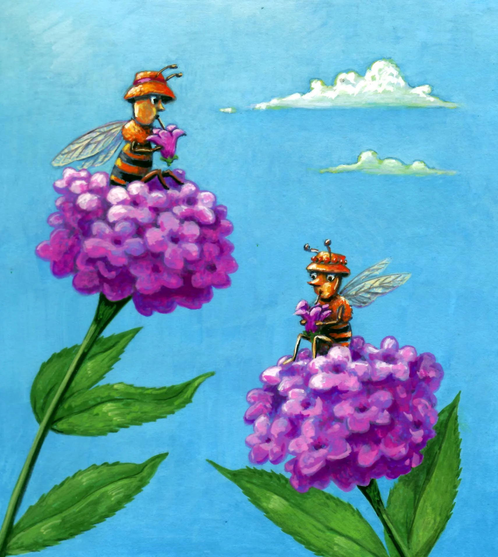 Busy Bugs-sipping bees.jpg