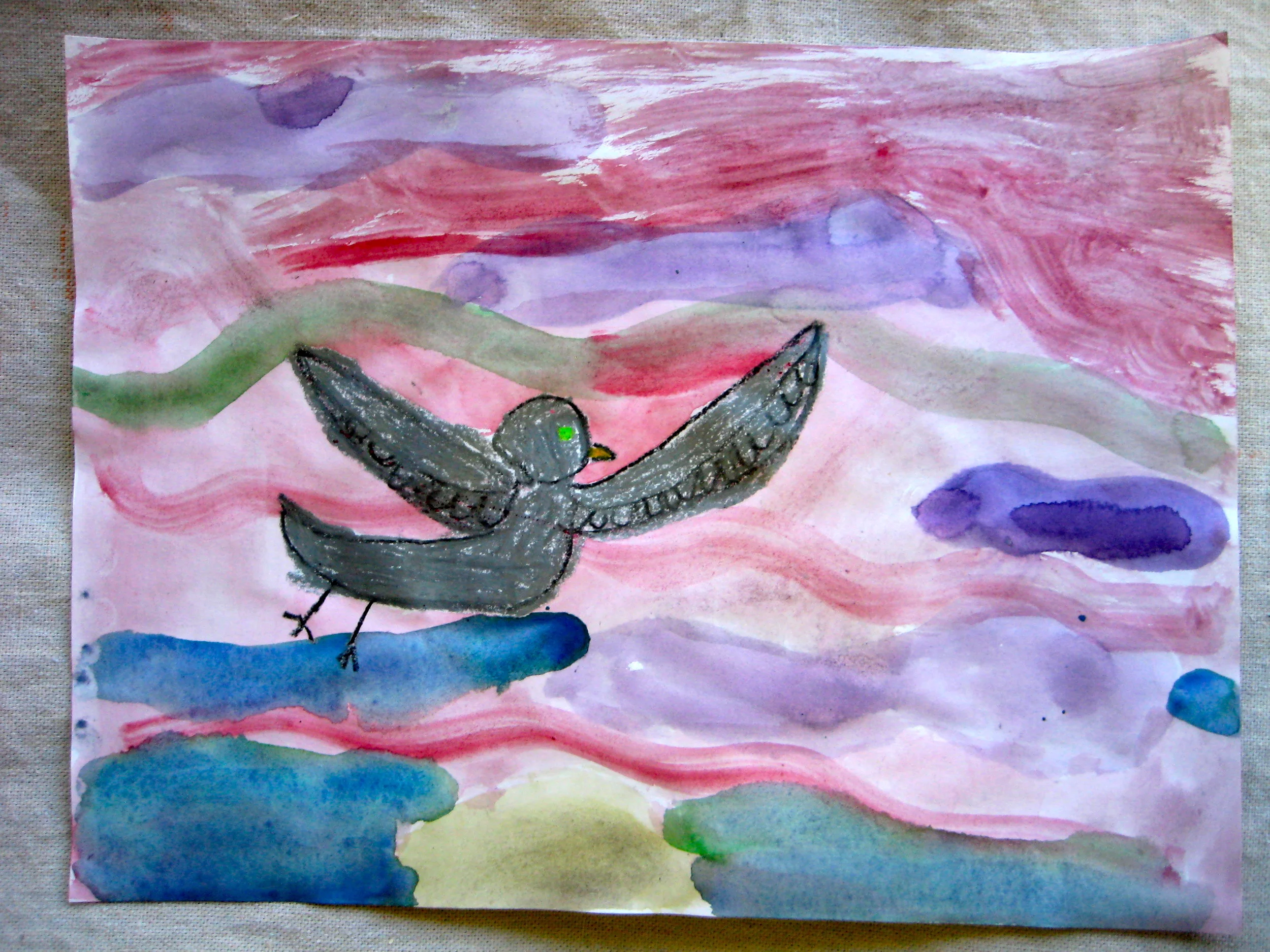 Fourth Grade Bird Drawing